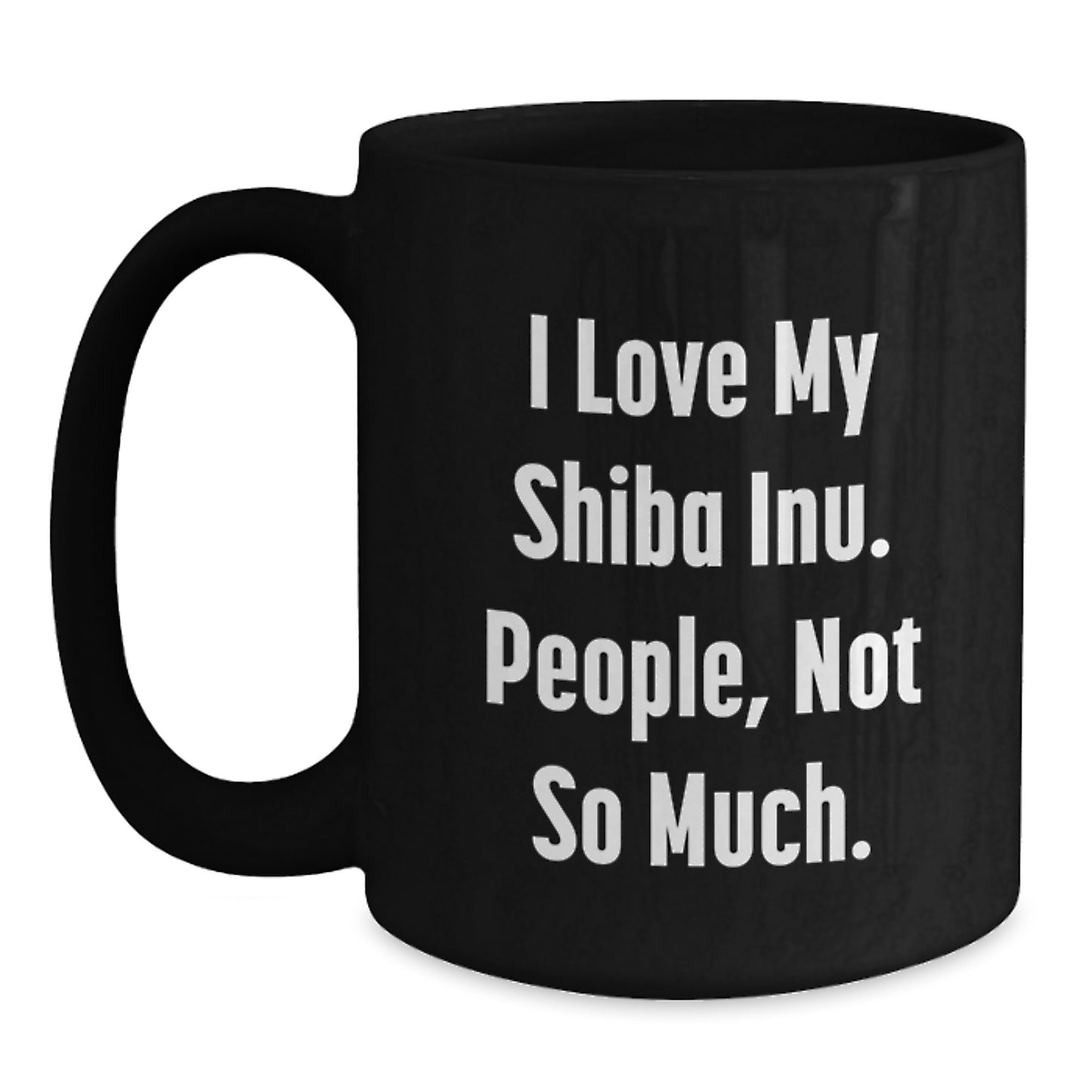 Funny Shiba Inu Dog Quotes Gifts for Men from Coworkers, Unique Black Coffee Mugs for Shiba Inu Dog Lovers, Graduation Unique Gifts - Main