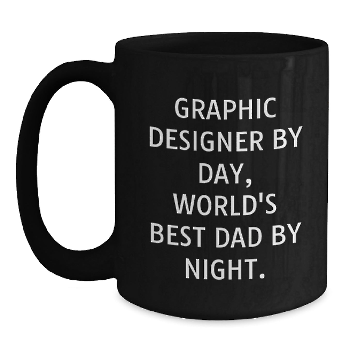 Graphic Designer Gifts from Men to Graphic Designers, Black Coffee Mug for Birthday Unique Presents - Main