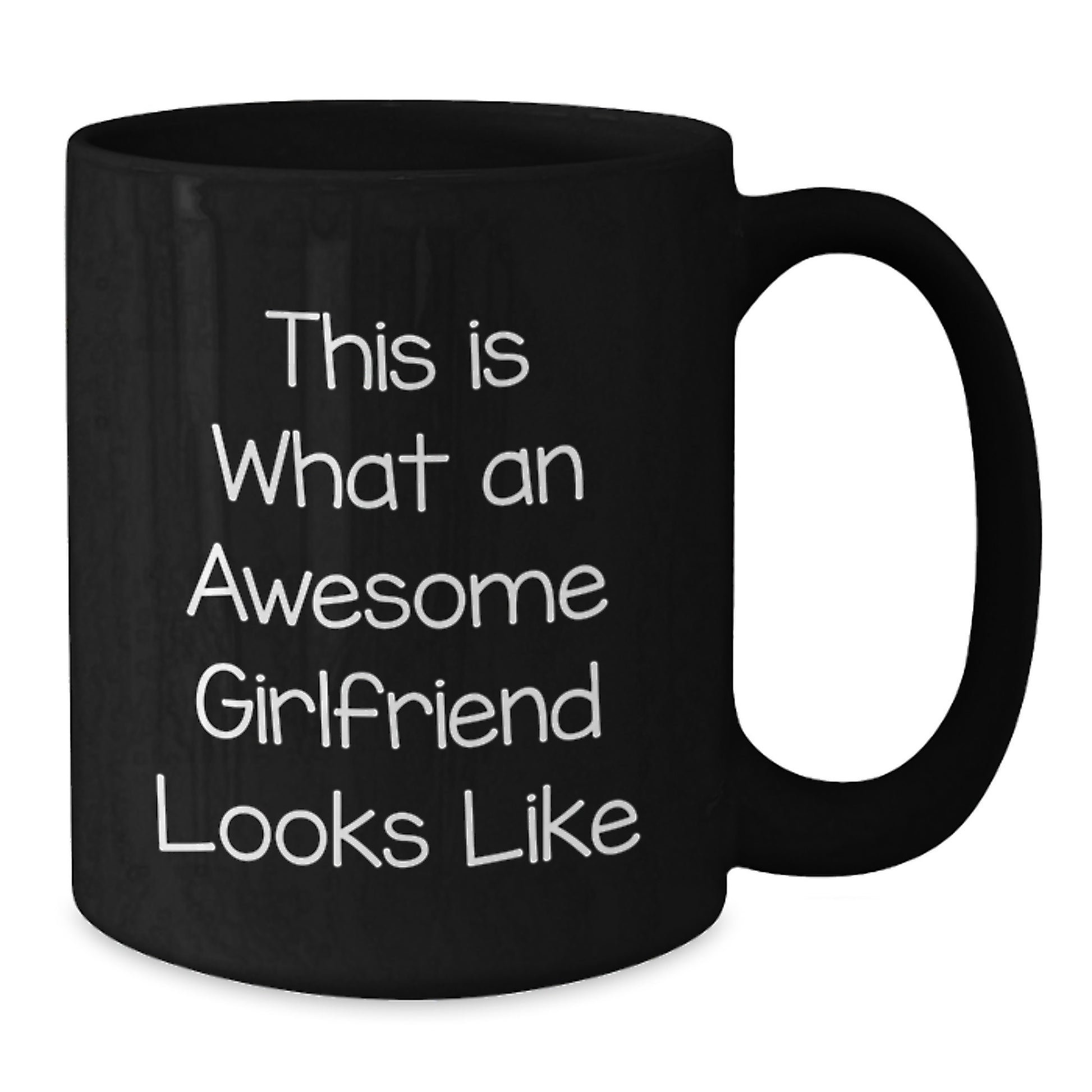 Funny Sweetheart Gifts from Men for Graduation - 'This Is What An Awesome Sweetheart Looks Like' Black Coffee Mug, 11oz or 15oz, Microwave and Dishwasher Safe - Additional