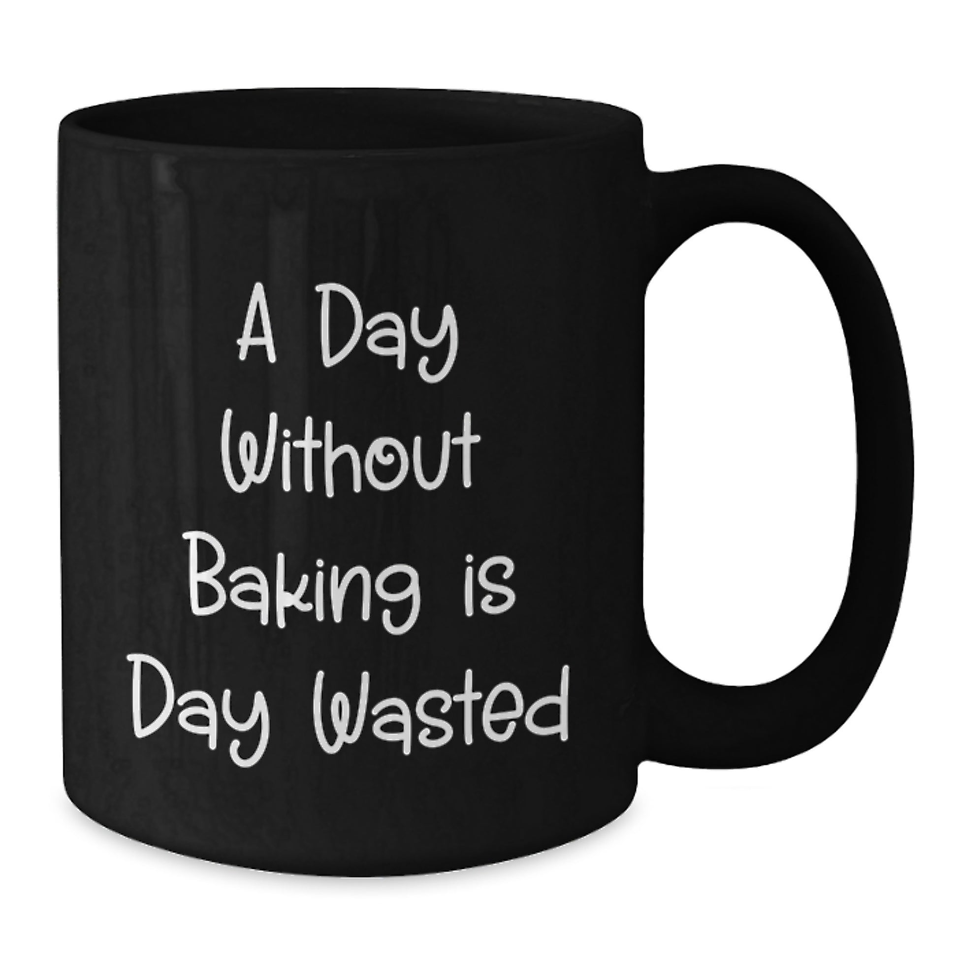 Baking Enthusiasts' Gift, Funny Quote, Black Coffee Mug, Birthday Unique Gifts from Friends, Gifts for Baking Lovers - Additional