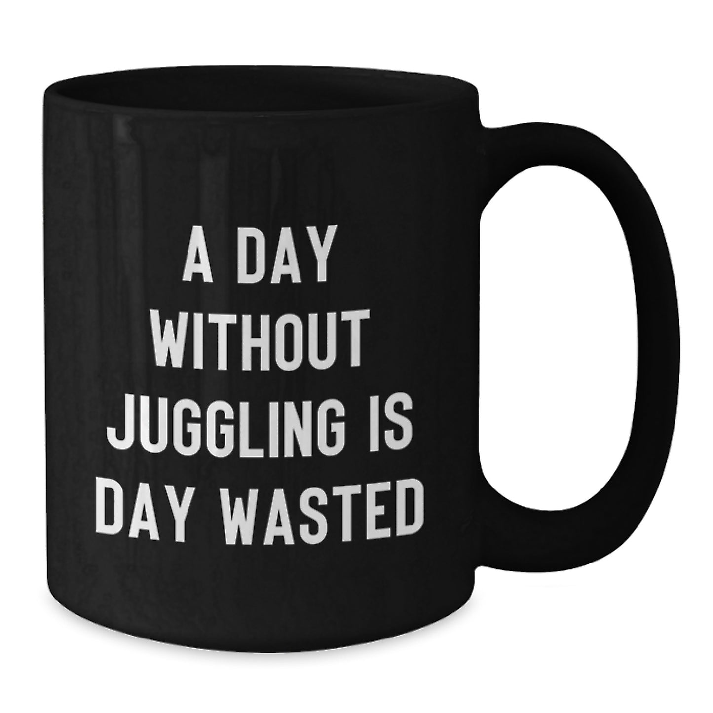 Juggling Enthusiasts Gifts from Friends, Family, or Coworkers - Funny Juggling Black Coffee Mug, Birthday Unique Gifts for Juggling Men or Women - Additional