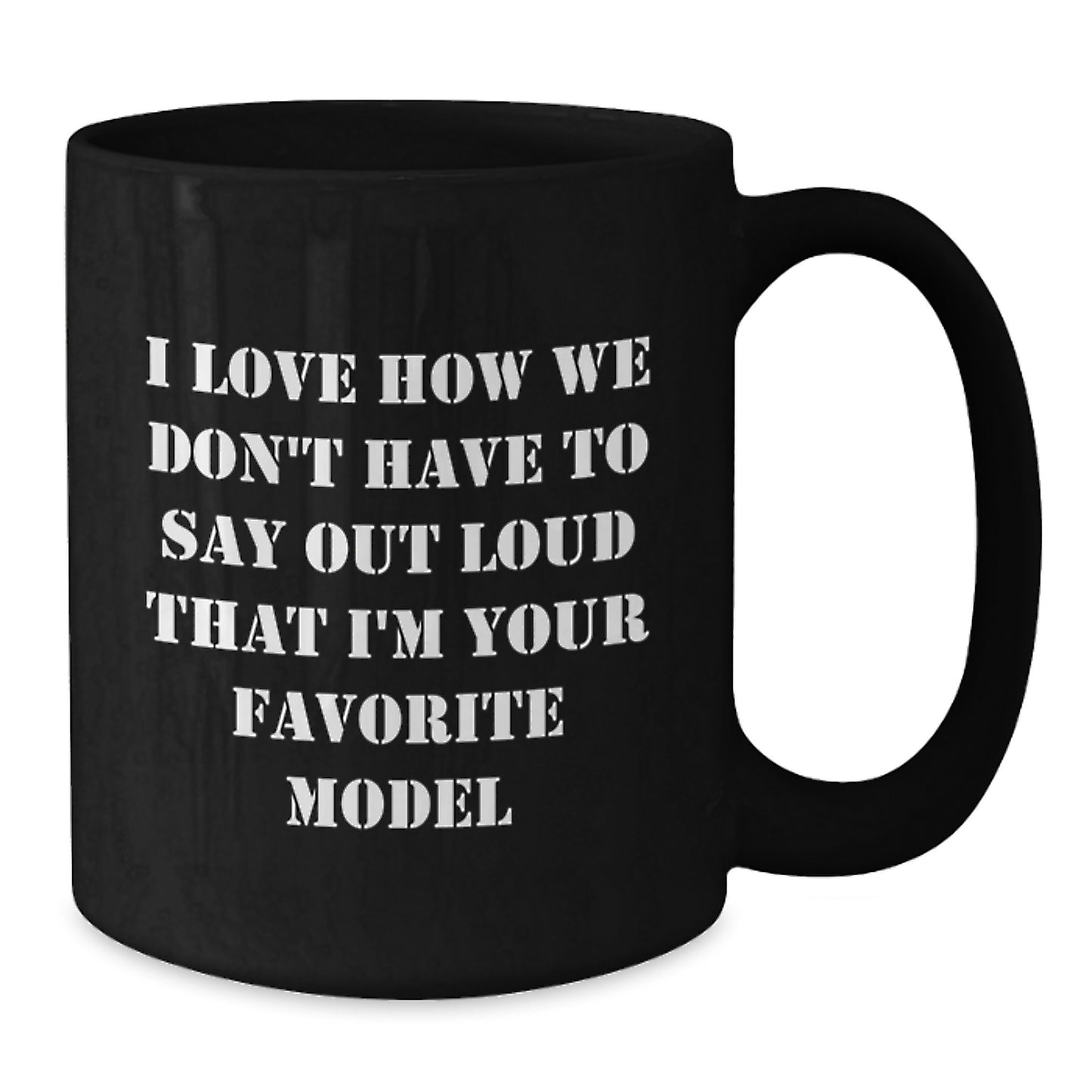 Funny Model Gifts for Men, Women, Friends, Coworkers, Family - I Love How Quote on Black Coffee Mug, Graduation Unique Gifts from Friends, Family, or Coworkers, Perfect for Model Enthusiasts - Additional