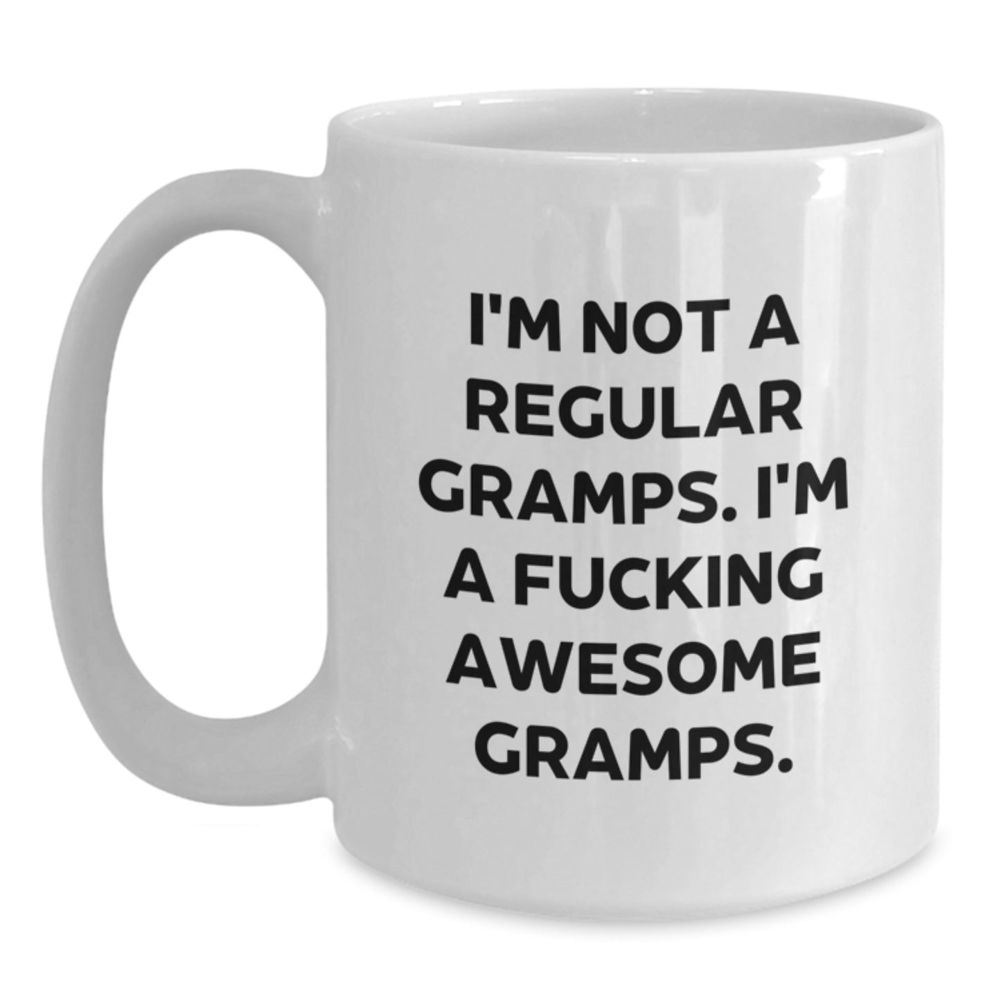Funny Gramps Gifts from Friends and Family - White Coffee Mug for Gramps Graduation Unique Gifts - Main