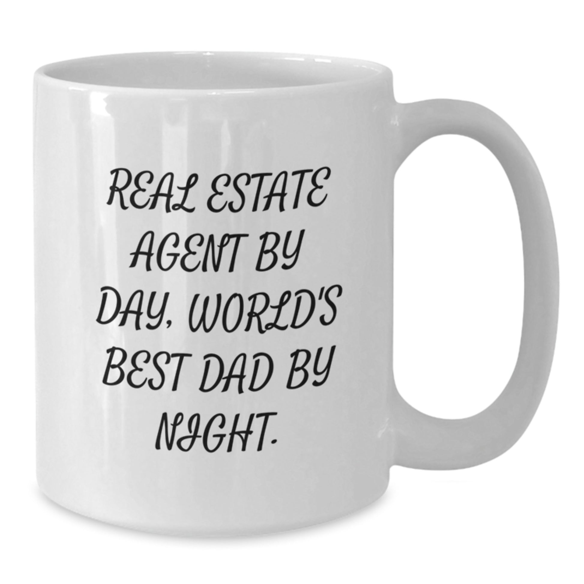 Funny Real Estate Agent Gifts, Real Estate Agent By Day, World's Best Dad By Night., Unique Graduation Gifts for Men from Family - Additional