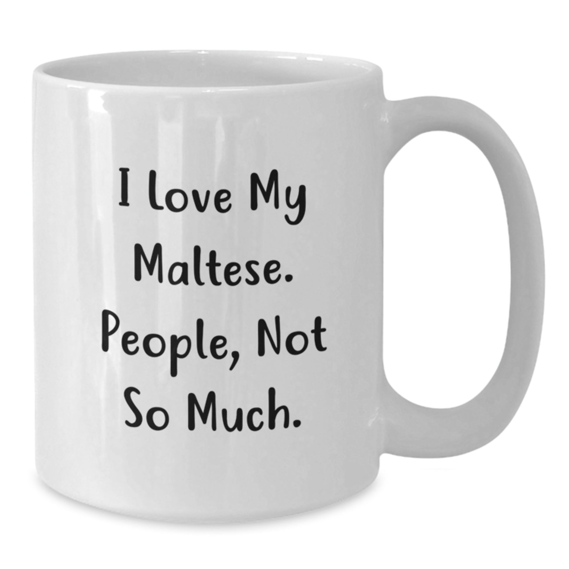 Funny Maltese Dog Lover Gifts from Friends to Family, Graduation Unique White Coffee Mugs for Maltese Dog Enthusiasts - Additional
