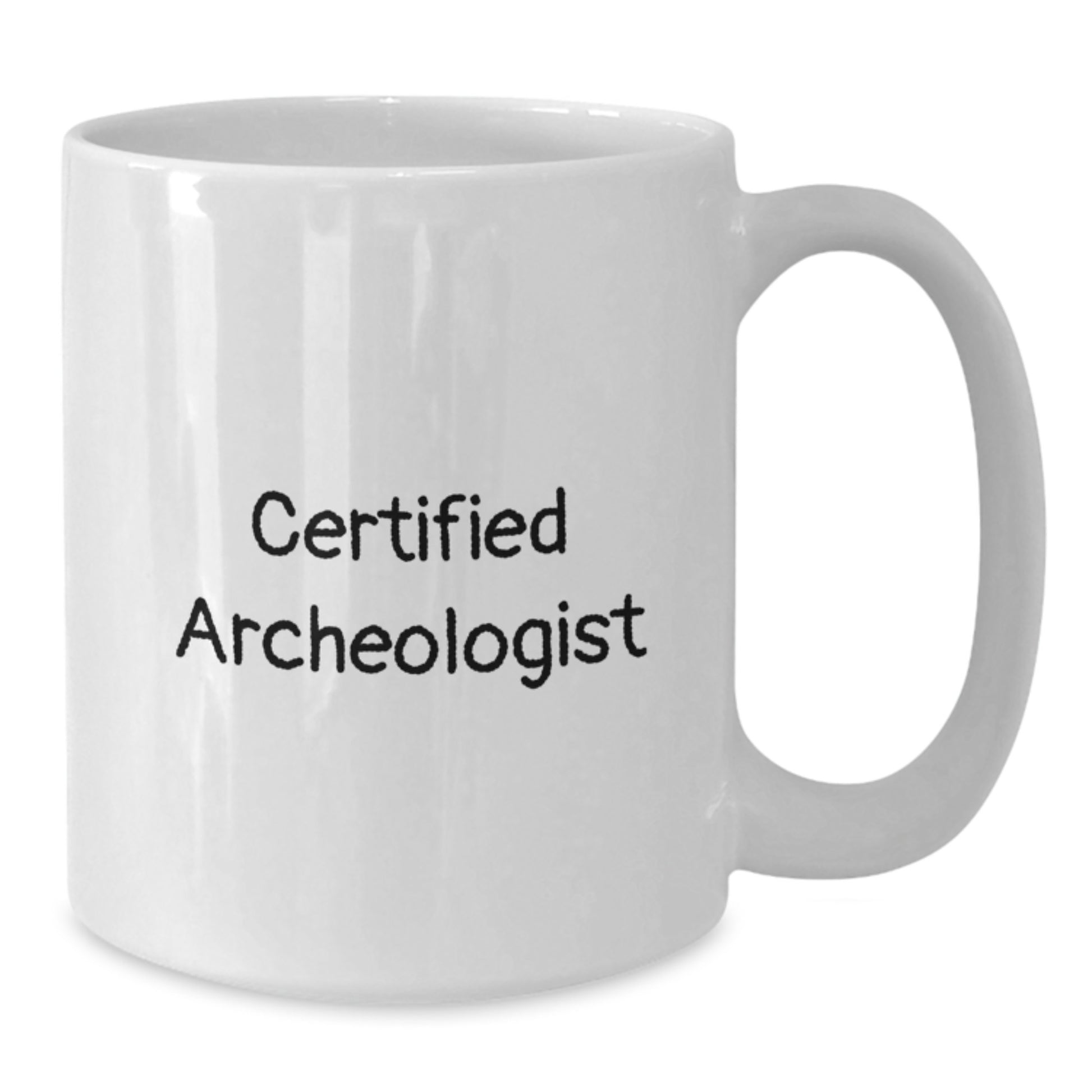 Funny Archeologist Gifts from Friends, Unique White Coffee Mug for Birthday, 'I'm Not an Archeologist, I Just Play One' Quote - Additional
