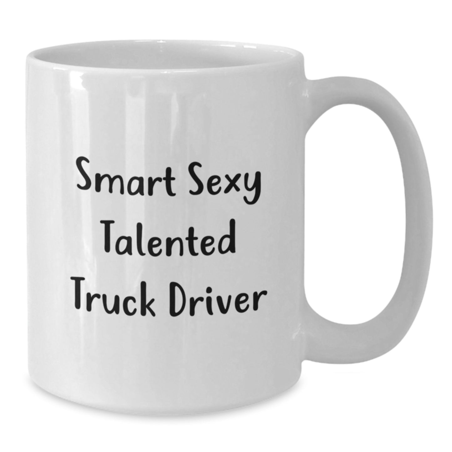 Funny Truck Driver Gifts from Friends to Truck Driver Graduation Unique White Coffee Mug - Additional
