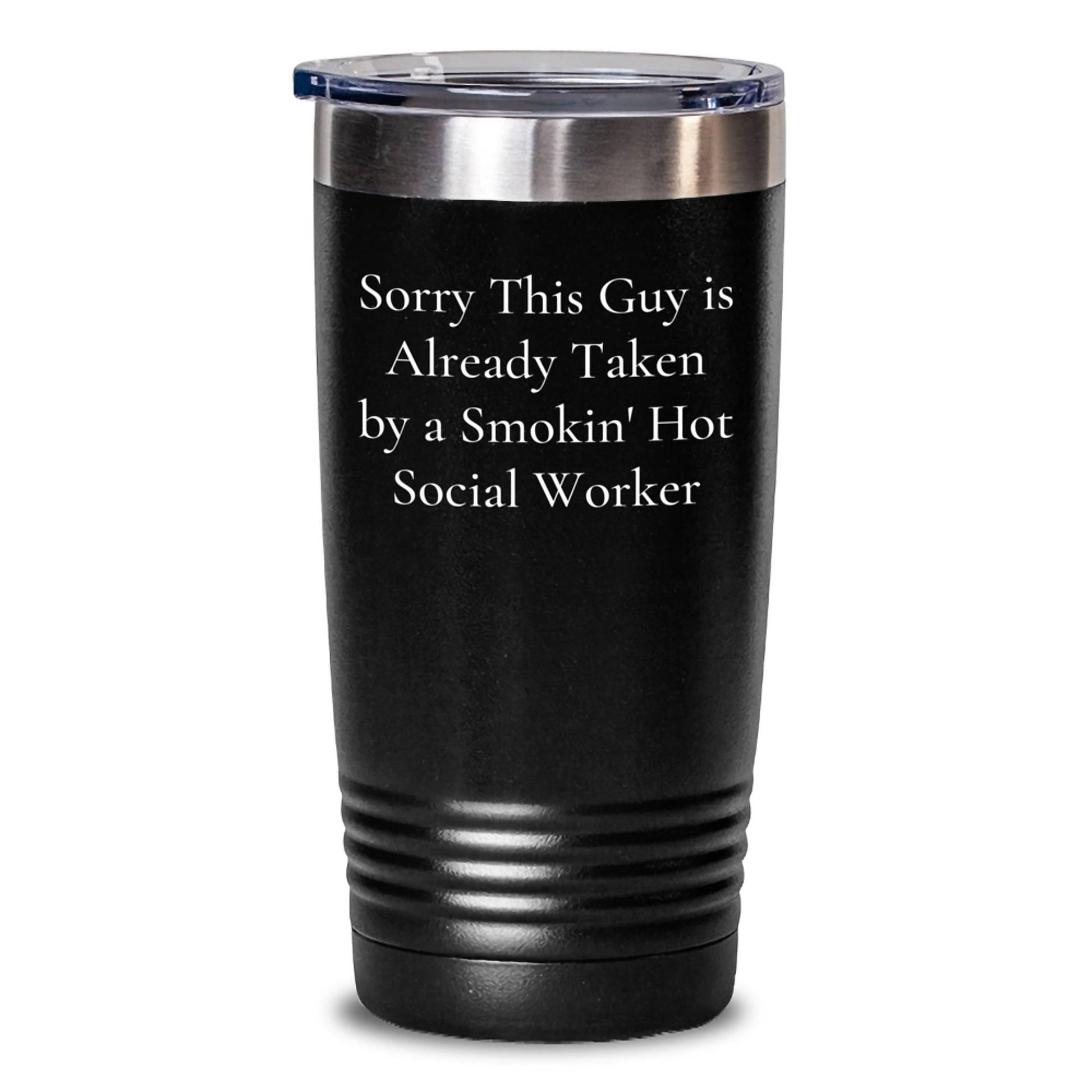 Funny Social Worker Gifts, Stainless Steel Tumbler for Her, Gifts from Friends, Social Worker Birthday Unique Gifts - Main