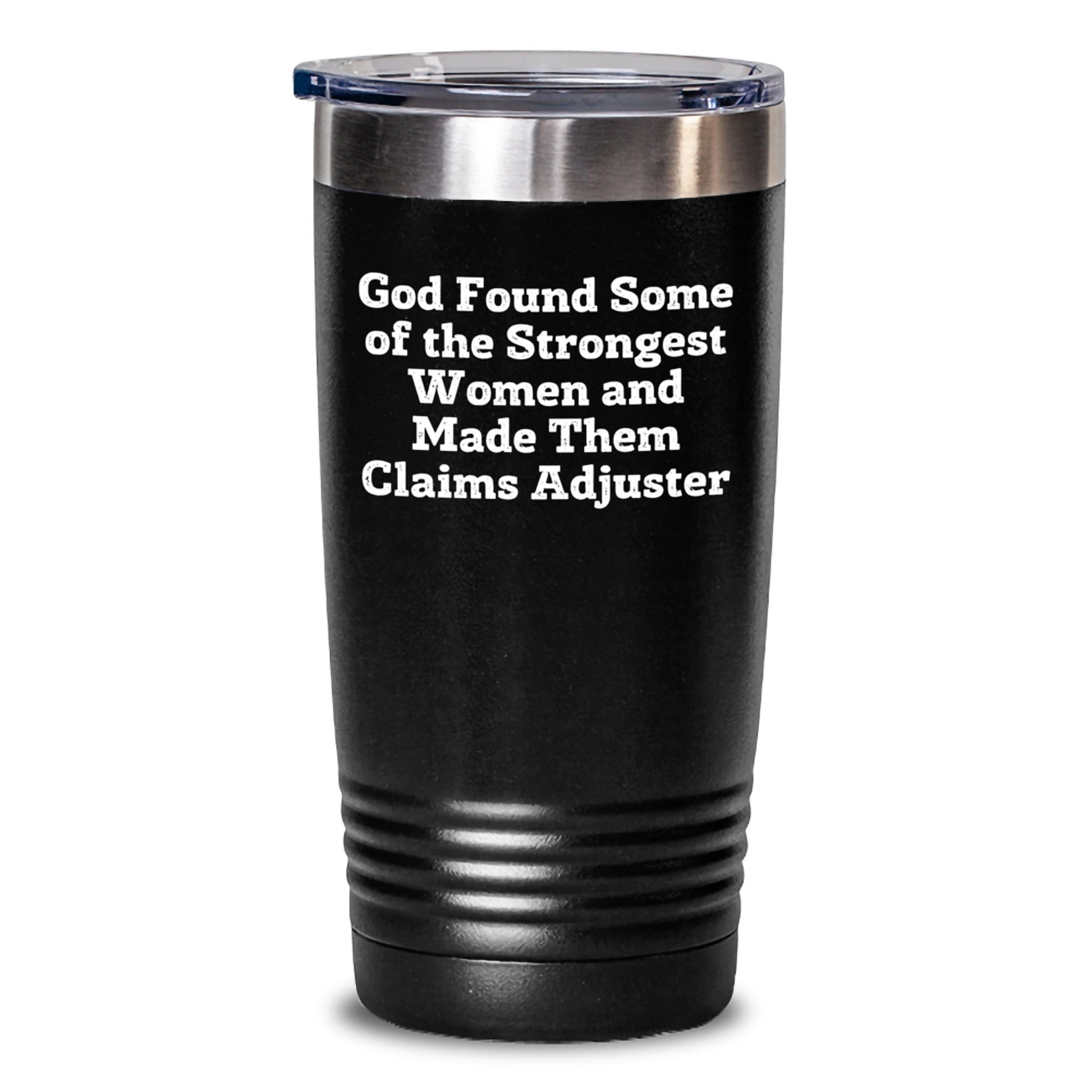 Funny Claims Adjuster Gifts from Friends and Family, Inspirational Tumblers for Women and Men, 20oz or 30oz Stainless Steel Tumblers with Quote, Perfect for Graduation Unique Gifts - Main