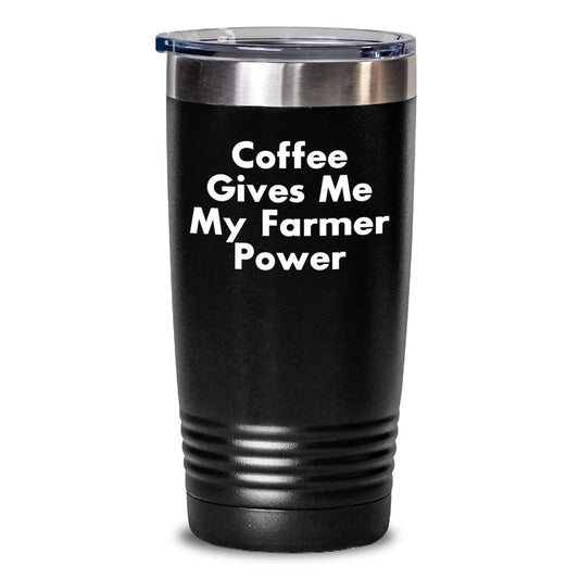 Farmer Power Funny Tumbler Gifts for Men from Family, Perfect for Birthday - Main