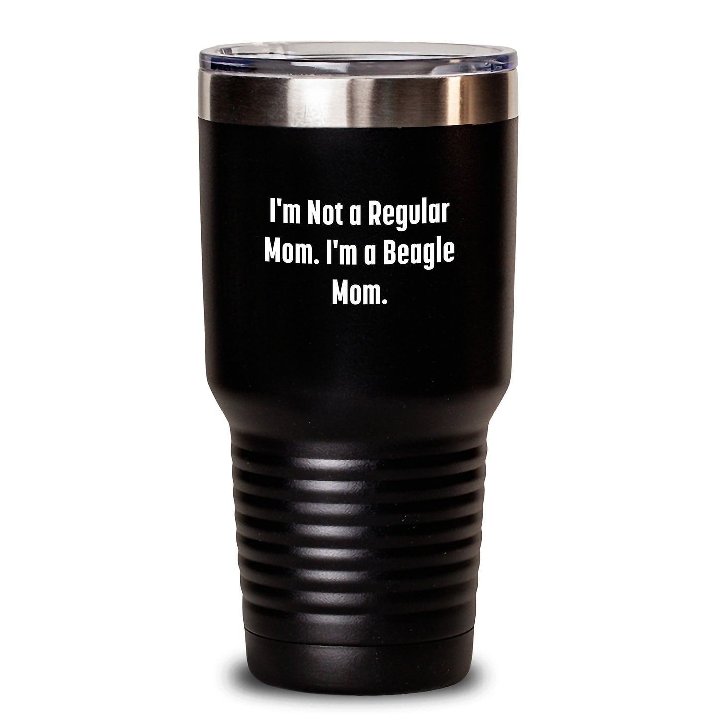 Beagle Mom's Inspirational Gifts for Friends, Family, Coworkers - I'm Not A Regular Mom. I'm A Beagle Mom. Graduation Unique Gifts for Beagle Dog Lovers - 20oz or 30oz Vacuum-Insulated Tumbler - Main