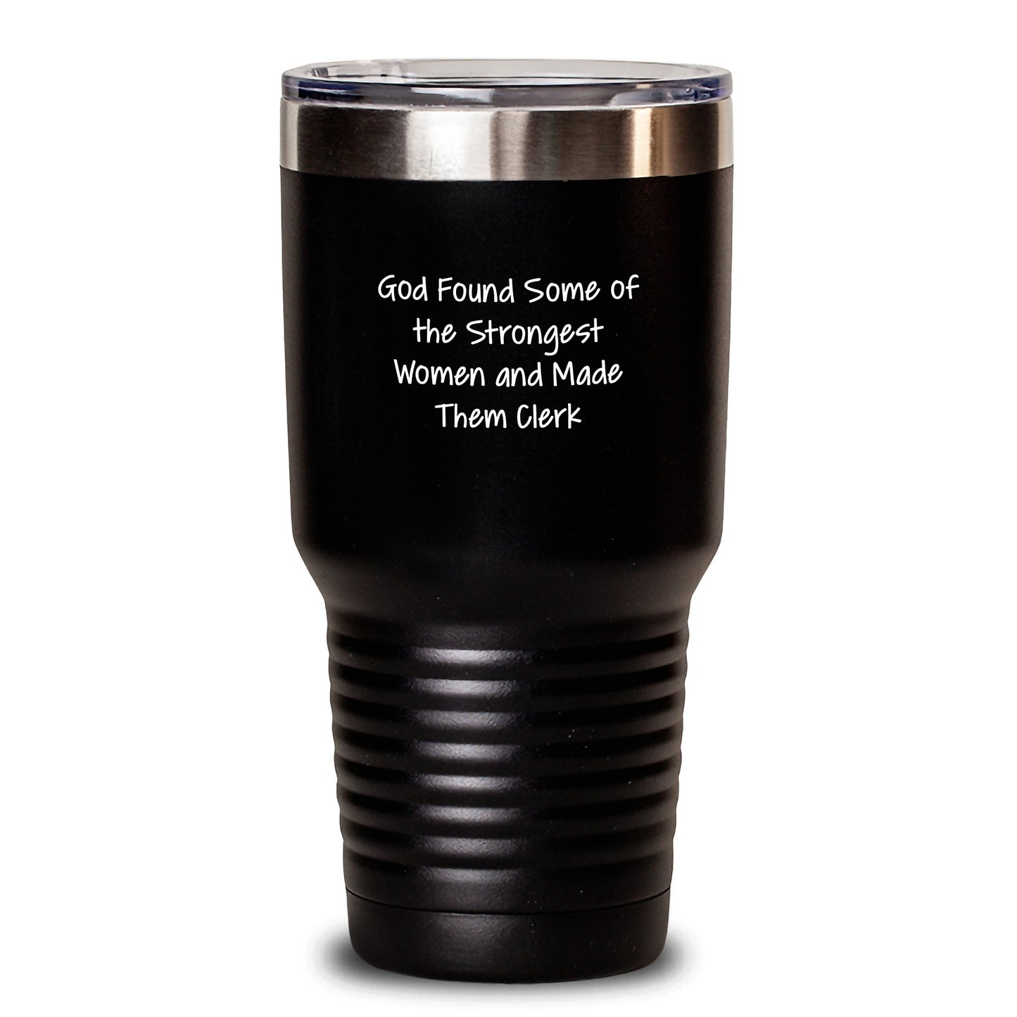 Funny Clerk Gifts from Men to Women, Inspirational Tumbler for Graduation Unique Gifts - Main