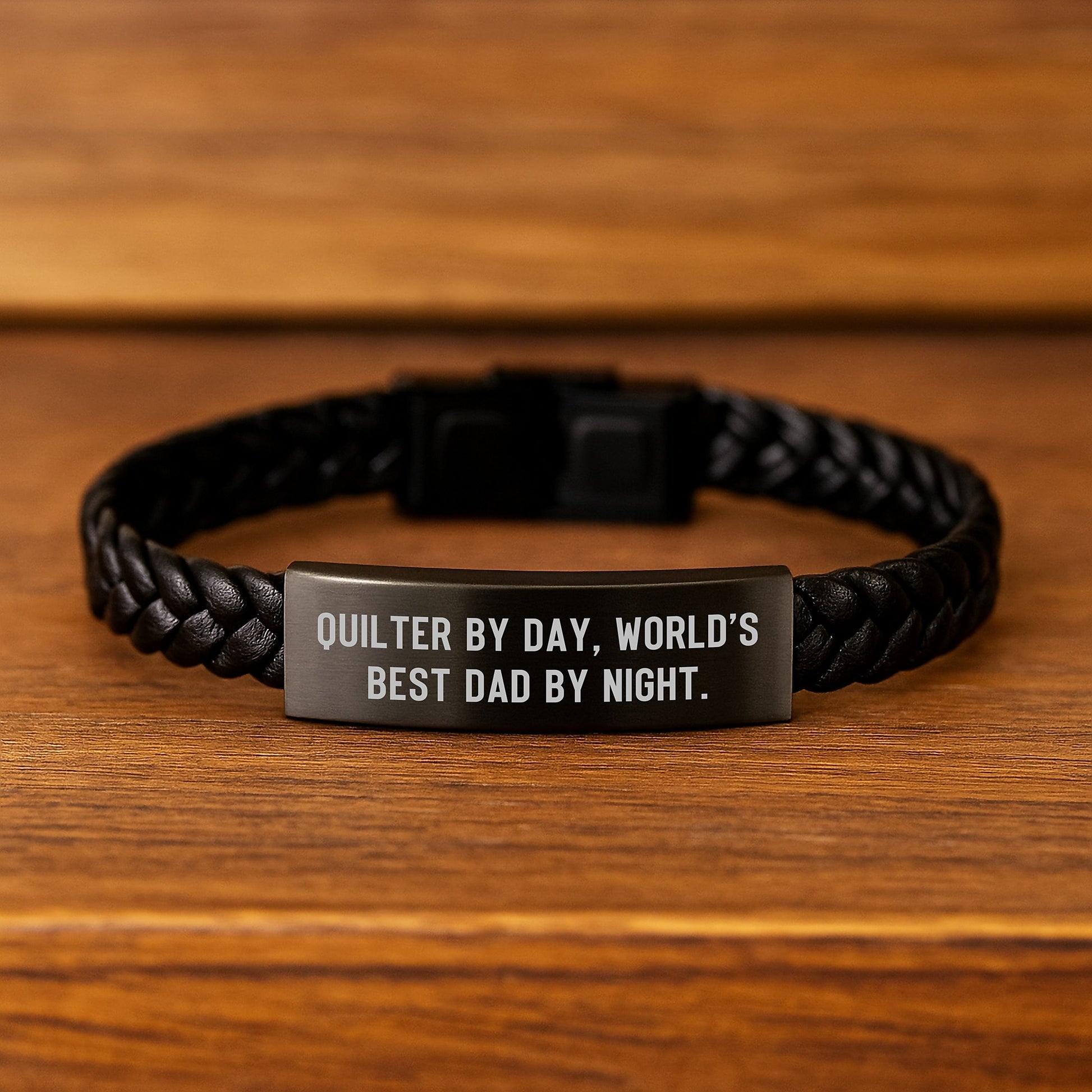 Quilter Gifts by Day, Interlaced Leather Birthdays by Night, Funny Quote - Gifts from Men to Quilter, Birthday Unique Presents - Image 2