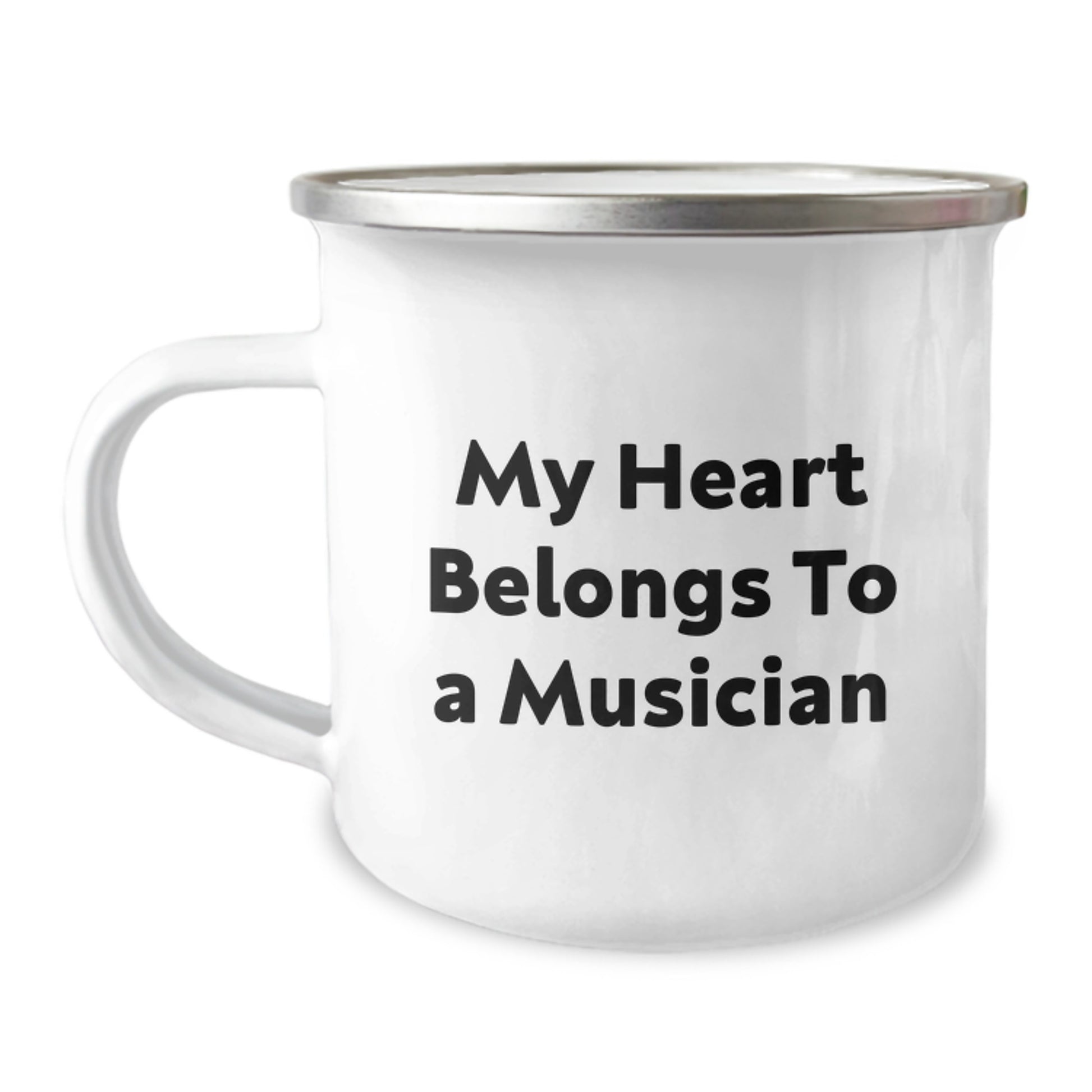 Funny Musician Gifts from Friends, My Heart Belongs To A Musician, Birthday Unique Gifts for Men Women Family - Image 1