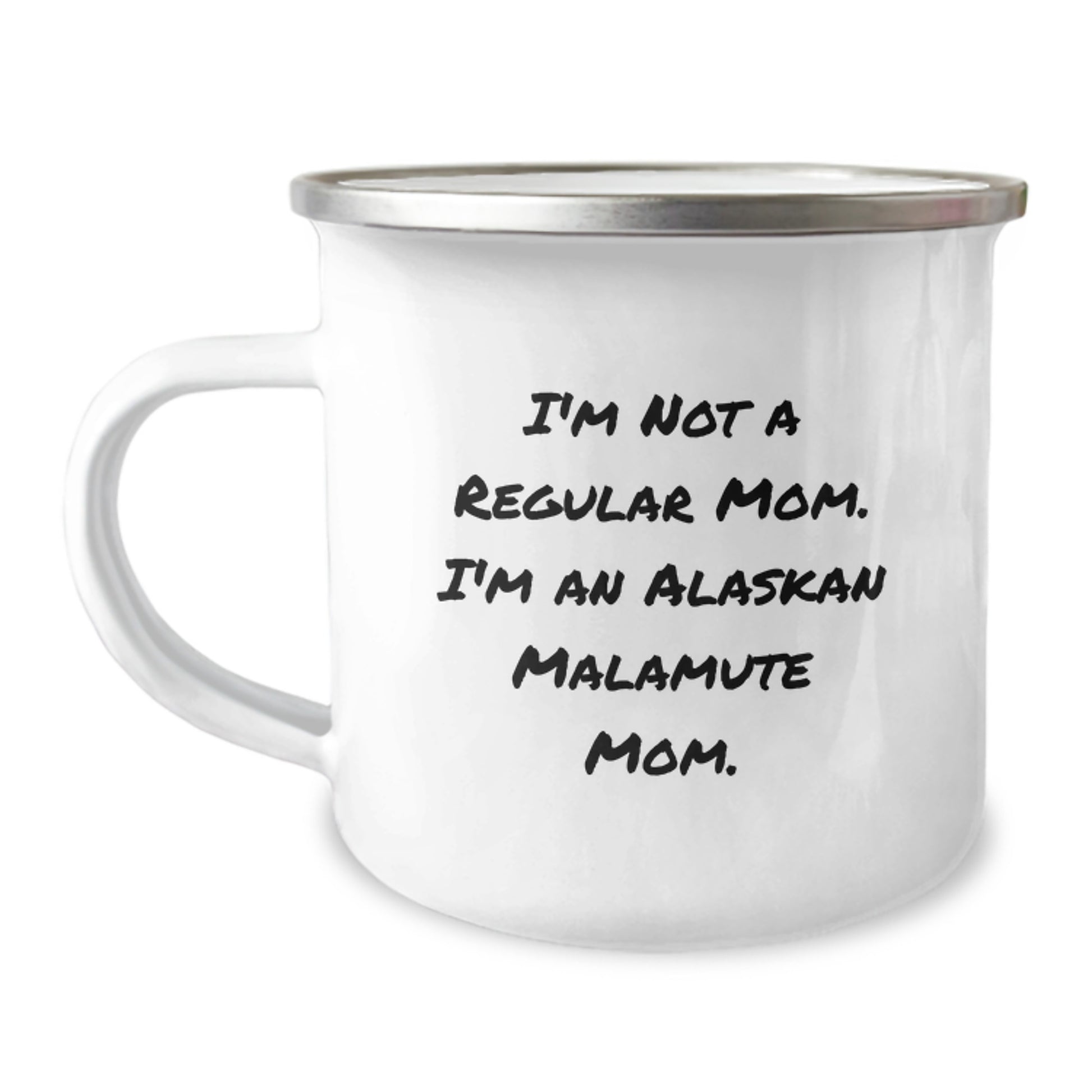 Alaskan Malamute Dog Gifts, Funny Quote Camping Mug, Gifts from Mom for Alaskan Malamute Dog Lovers, Graduation Unique Gifts - Image 1