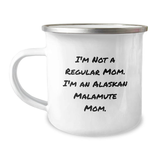 Alaskan Malamute Dog Gifts, Funny Quote Camping Mug, Gifts from Mom for Alaskan Malamute Dog Lovers, Graduation Unique Gifts - Image 1