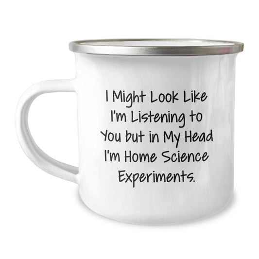Home Science Experiments Gifts for Men, Women, Friends & Family, Funny Camping Mug, Gifts from Home Science Experiments Enthusiasts, Perfect Birthday Unique Gifts for Home Science Experiments Lovers - Image 1