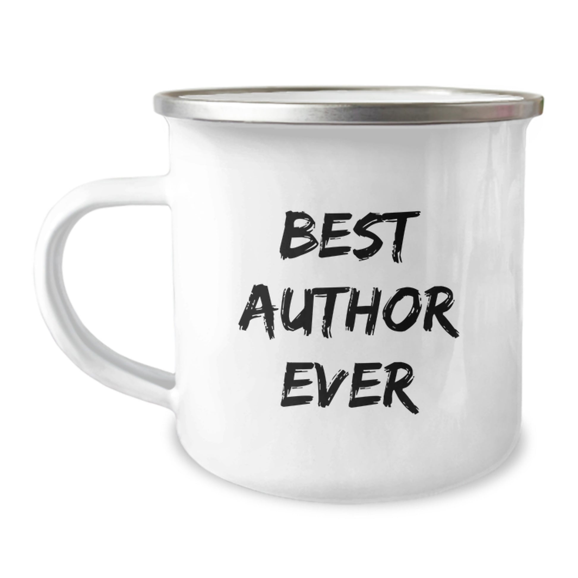 Best Author Ever, Funny Quote Camping Mug for Author Fans, Gifts from Friends, Birthday Unique Gifts to Author, Men, Women, or Family - Image 1