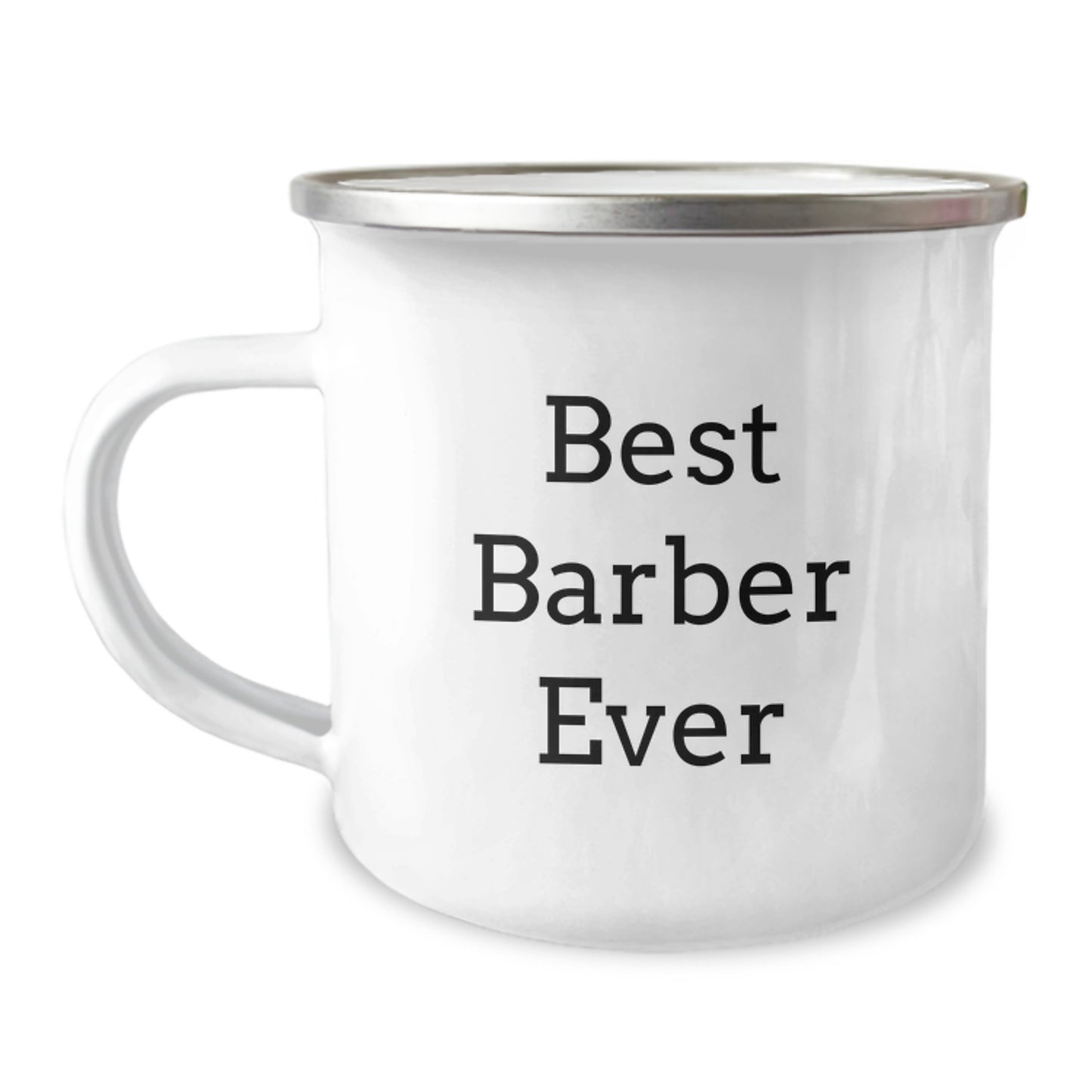 Funny Barber Gifts for Him, Best Barber Ever, Camping Mug for Birthday, Gifts from Friends, Gifts for Barber - Image 1