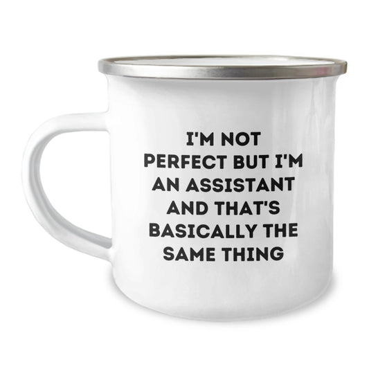 Funny Assistant Gifts from Family, Friends, or Coworkers - Unique Camping Mug for Graduation Celebration - Image 1