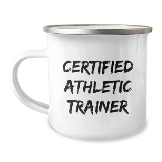 Funny Gifts from Family to Athletic Trainer, Camping Mug for Birthday, 'You're the Trainer, I'm the Athlete, Let's Get This Party Started!' Quote - Image 1