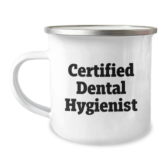 Funny Inspirational Dental Hygienist Gifts from Friends for Certified Dental Hygienist Graduation Unique Gifts, Camping Mug for Men, Women, Coworkers - Image 1
