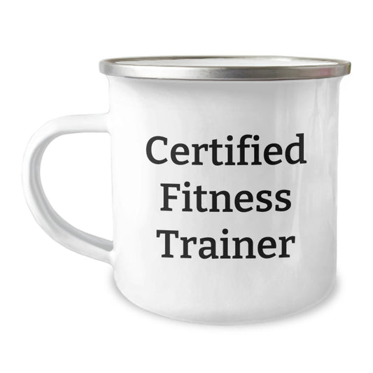 Fitness Trainer Gifts from Friends - Inspirational Camping Mug for Men Women, Perfect for Graduation Unique Gifts - Image 1