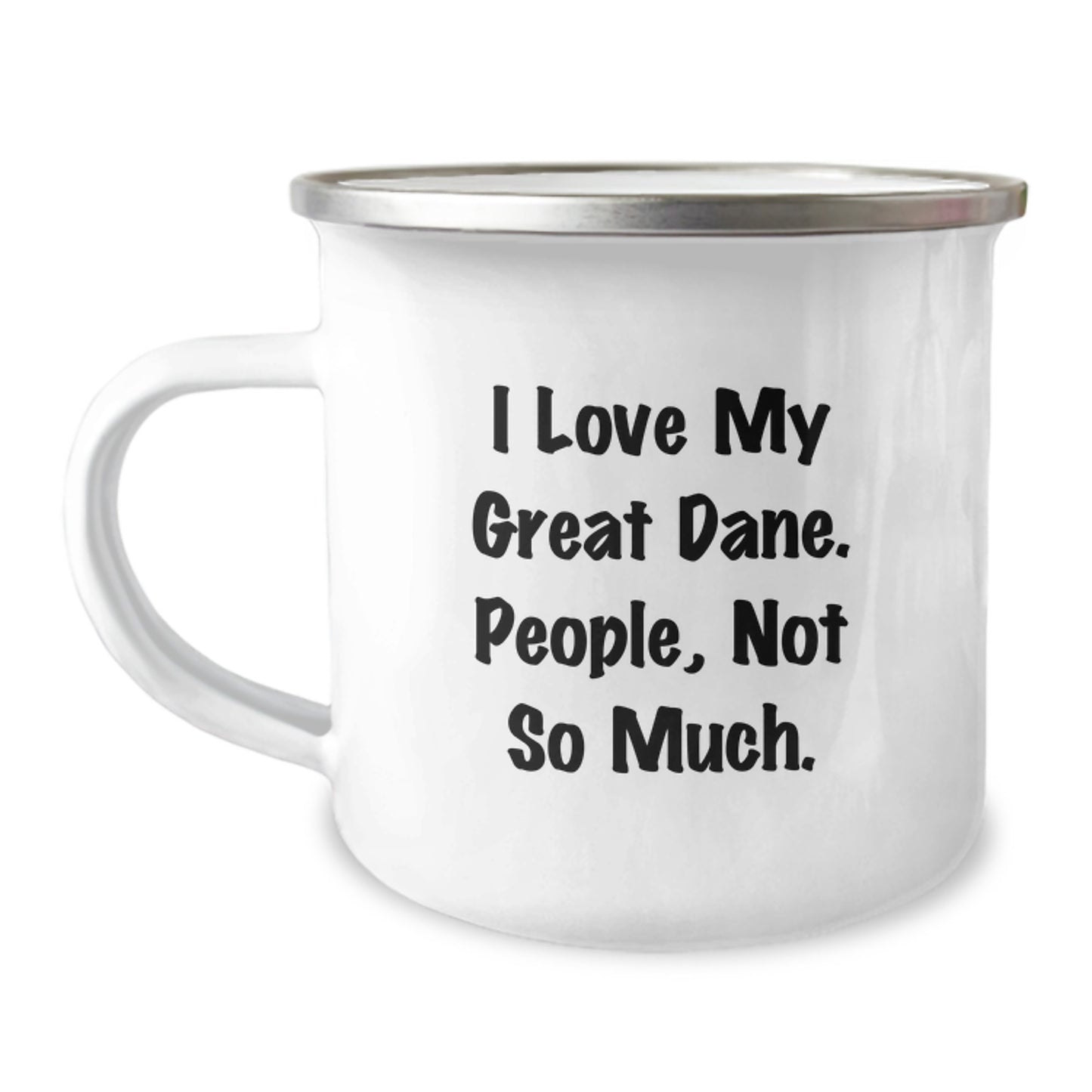 Funny Great Dane Dog Gifts from Friends for Men, Unique Camping Mugs for Graduation, I Love My Great Dane, People Not So Much, Gifts from Family - Image 1