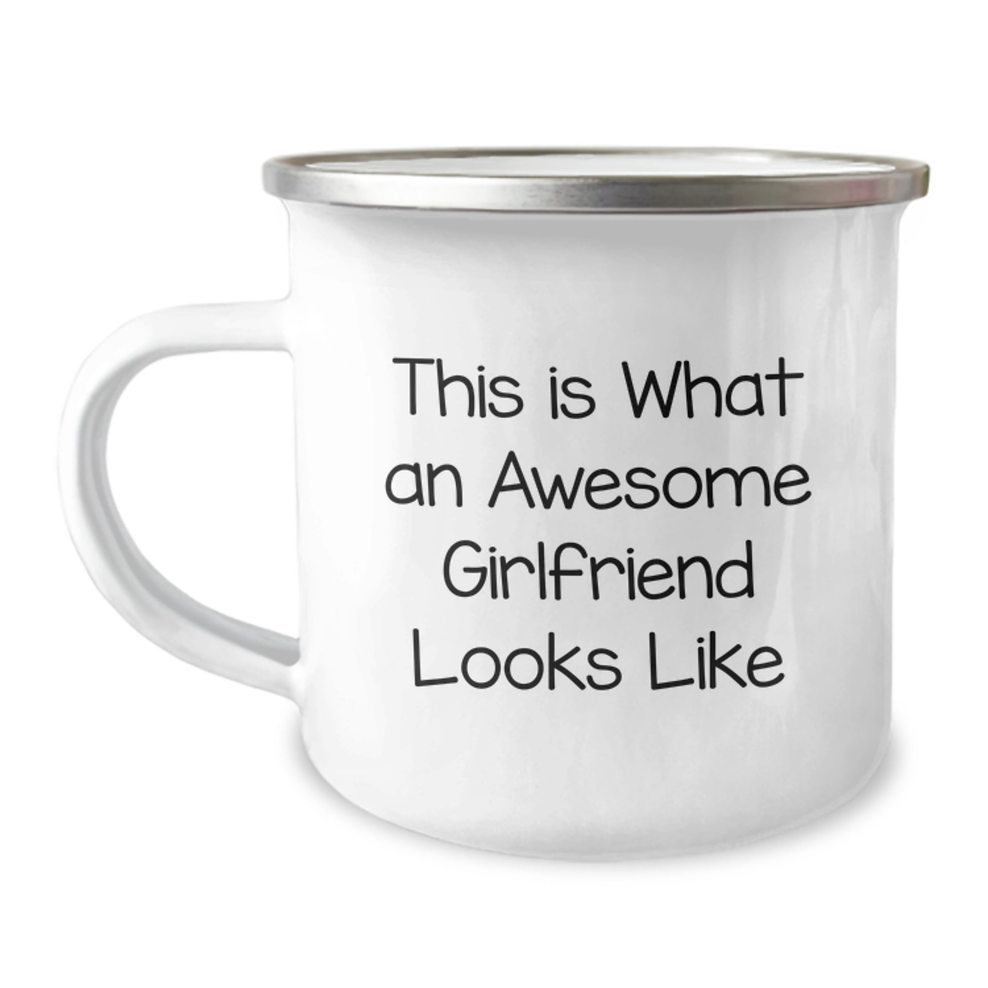 Funny Sweetheart Camping Mug - Gifts from Men for Sweetheart's Graduation, This Is What An Awesome Sweetheart Looks Like - Image 1