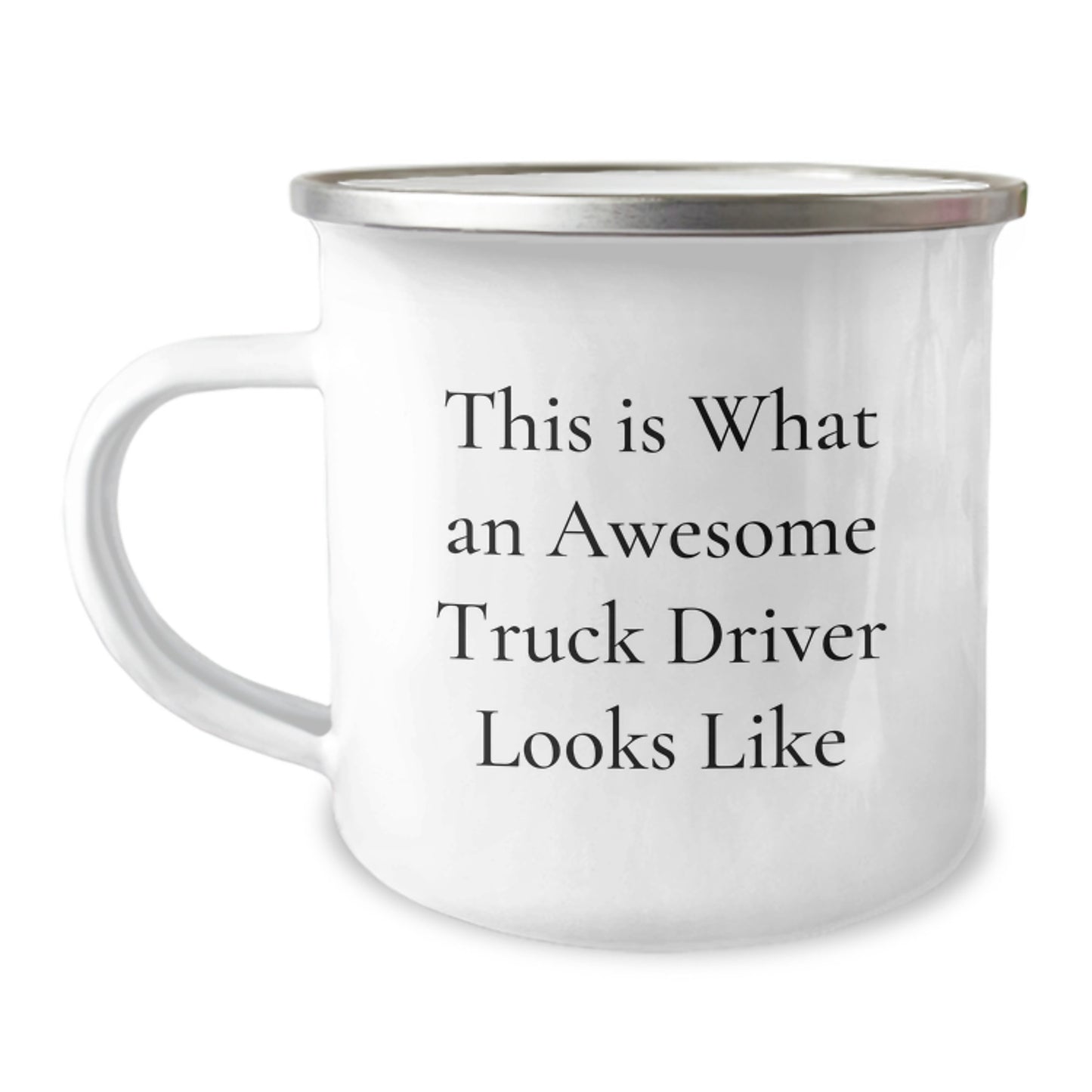 Funny Truck Driver Gifts, This Is What An Awesome Truck Driver Looks Like, Birthday Unique Gifts from Friends, Camping Mug for Truck Driver - Image 1