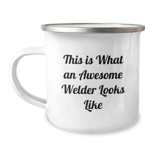 Welder Gifts for Men - This Is What An Awesome Welder Looks Like, Camping Mug for Birthday, Gifts from Friends - Image 1