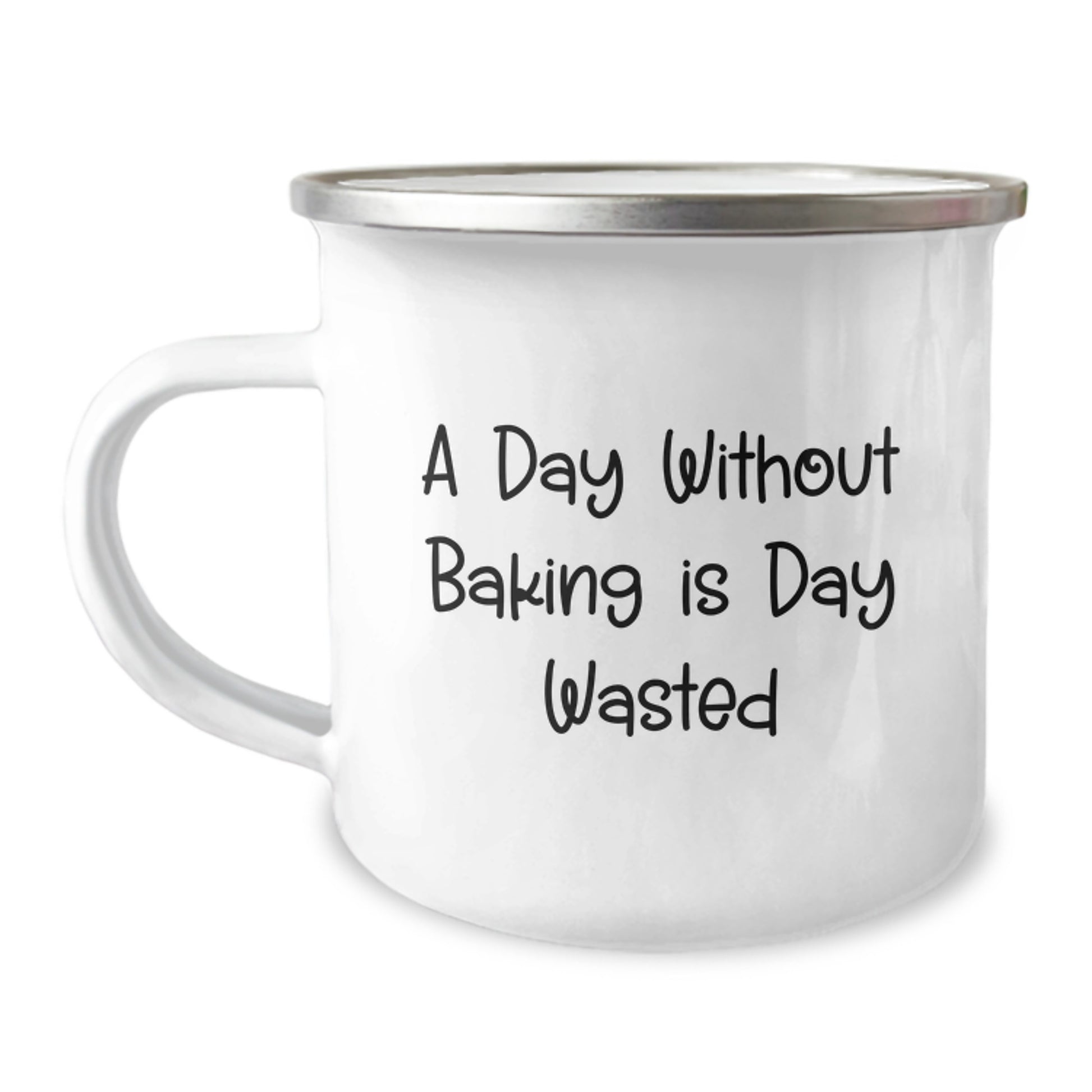 Baking Enthusiast's Delight, Funny Quote, Birthday Unique Gifts for Her, Gifts from Family, Camping Mug for Baking - Image 1