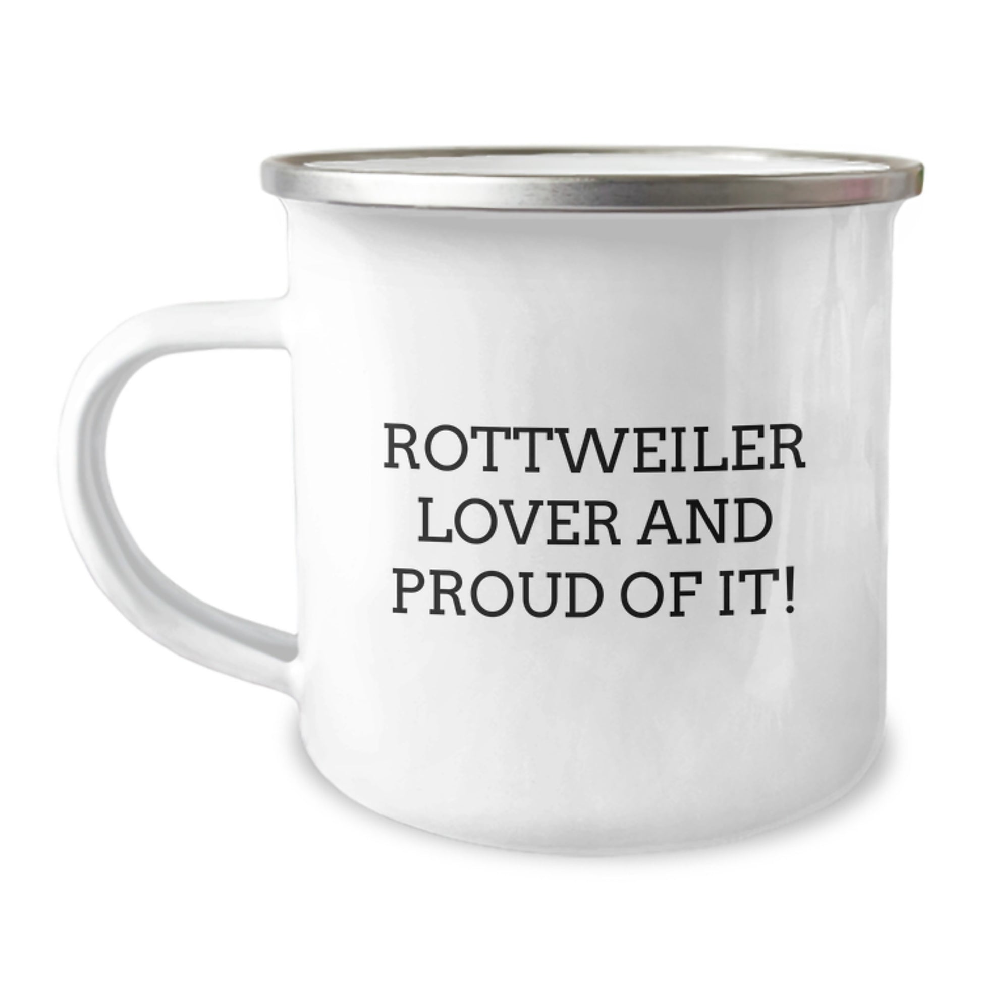 Rottweiler Dog Lover Gifts from Friends to Family Funny Camping Mug for Birthday - Image 1