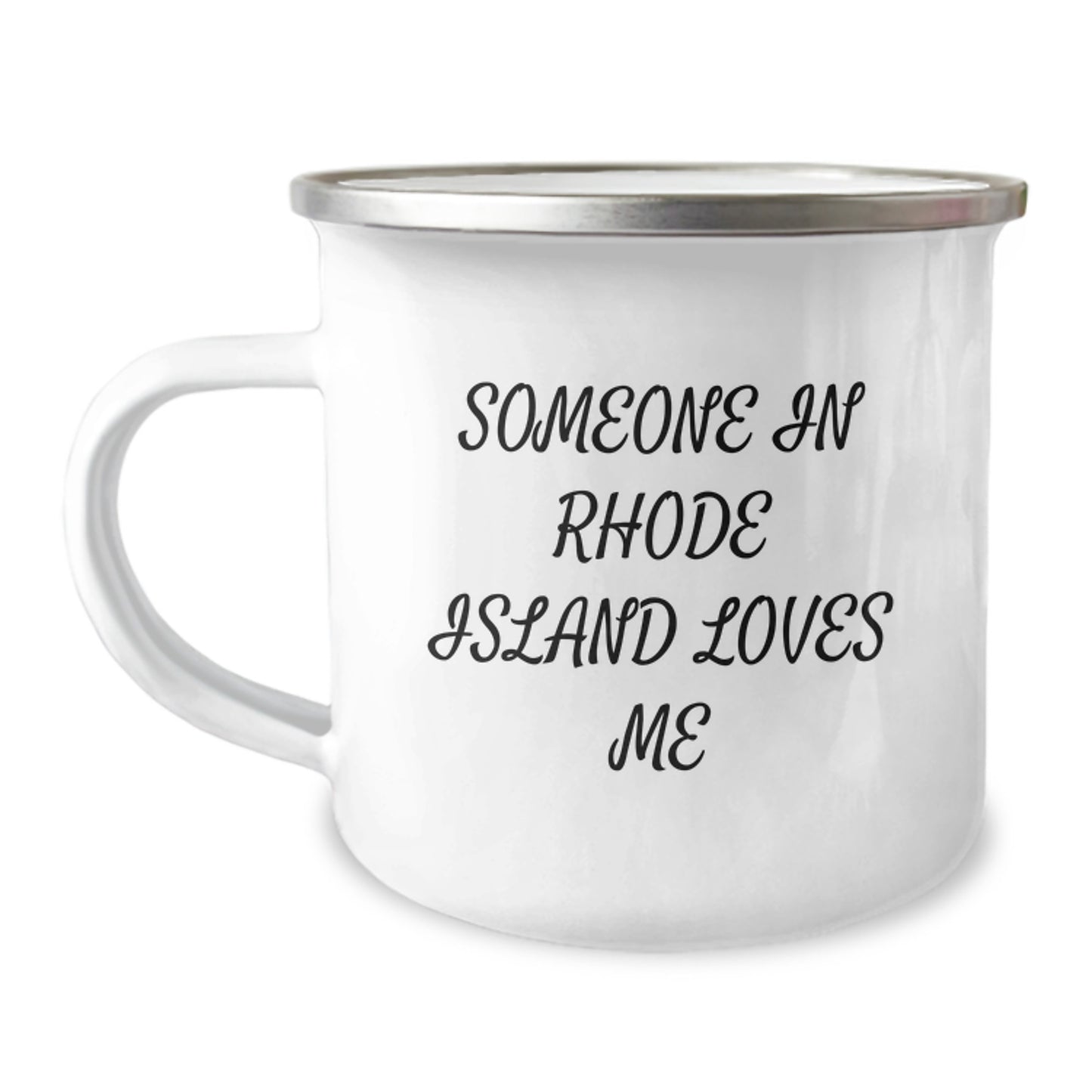 Rhode Island Camping Mug, Funny Quote for Friends Gifts from Rhode Island, Birthday Unique Gifts for Her or Him - Image 1