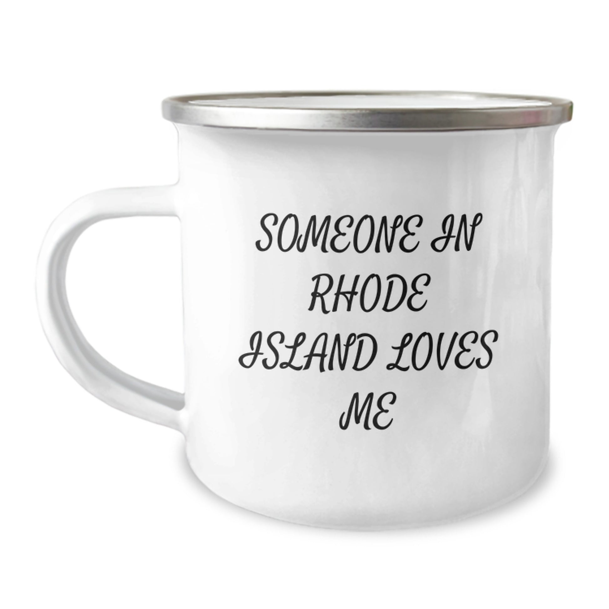 Rhode Island Camping Mug, Funny Quote for Friends Gifts from Rhode Island, Birthday Unique Gifts for Her or Him - Image 1