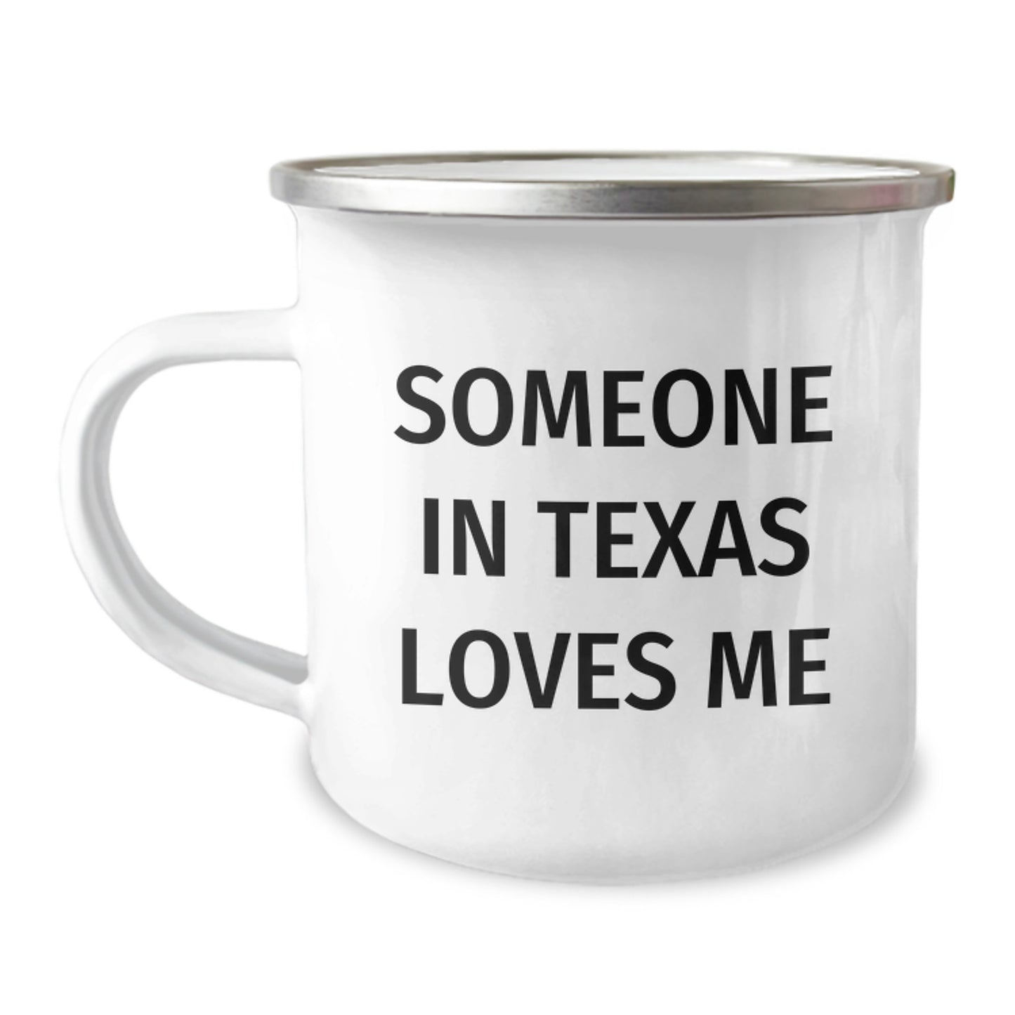 Someone in Texas Loves Me Funny Camping Mug for Birthday Unique Gifts from Friends to Family - Image 1