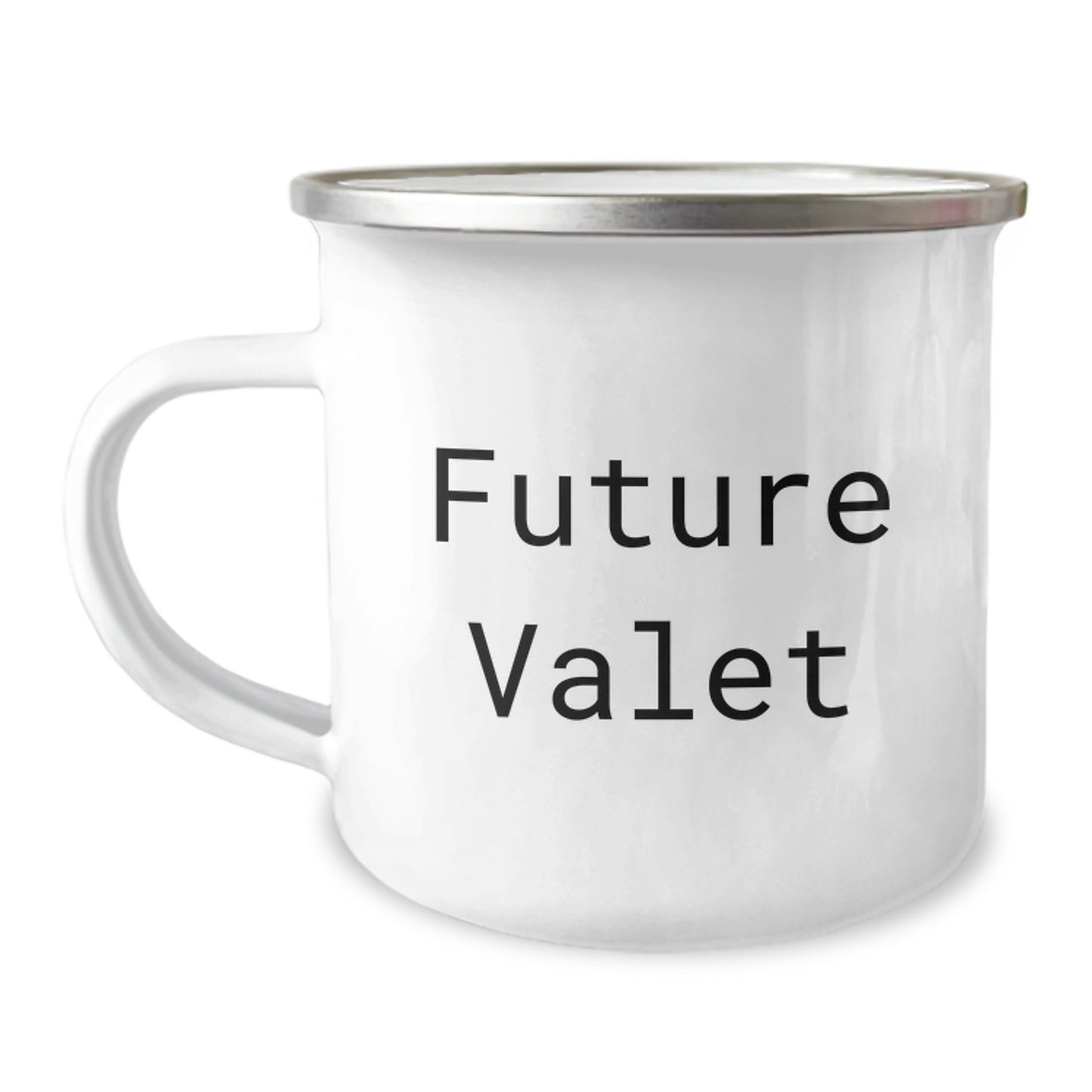 Funny Future Valet Graduation Gifts from Friends to Future Valet, Camping Mug for Men, Women, Coworkers, Family, with Inspirational Quote - Image 1