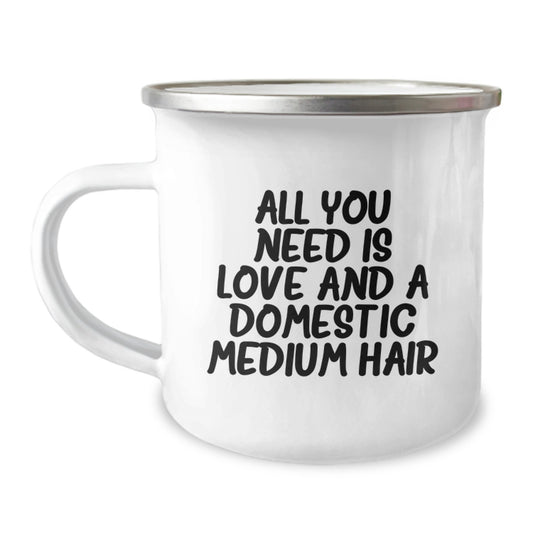 Domestic Medium Hair Gifts from Friends for Graduation Unique Gifts All You Need Is Love And A Domestic Medium Hair - Image 1