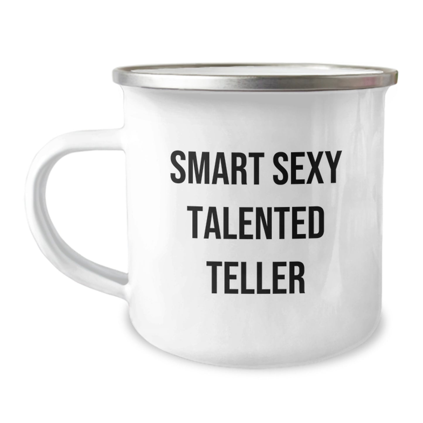 Funny Teller Gifts from Friends - Smart Sexy Talented Teller Camping Mug for Graduation, Unique Celebratory Gifts for Men, Women, Family and Coworkers - Image 1