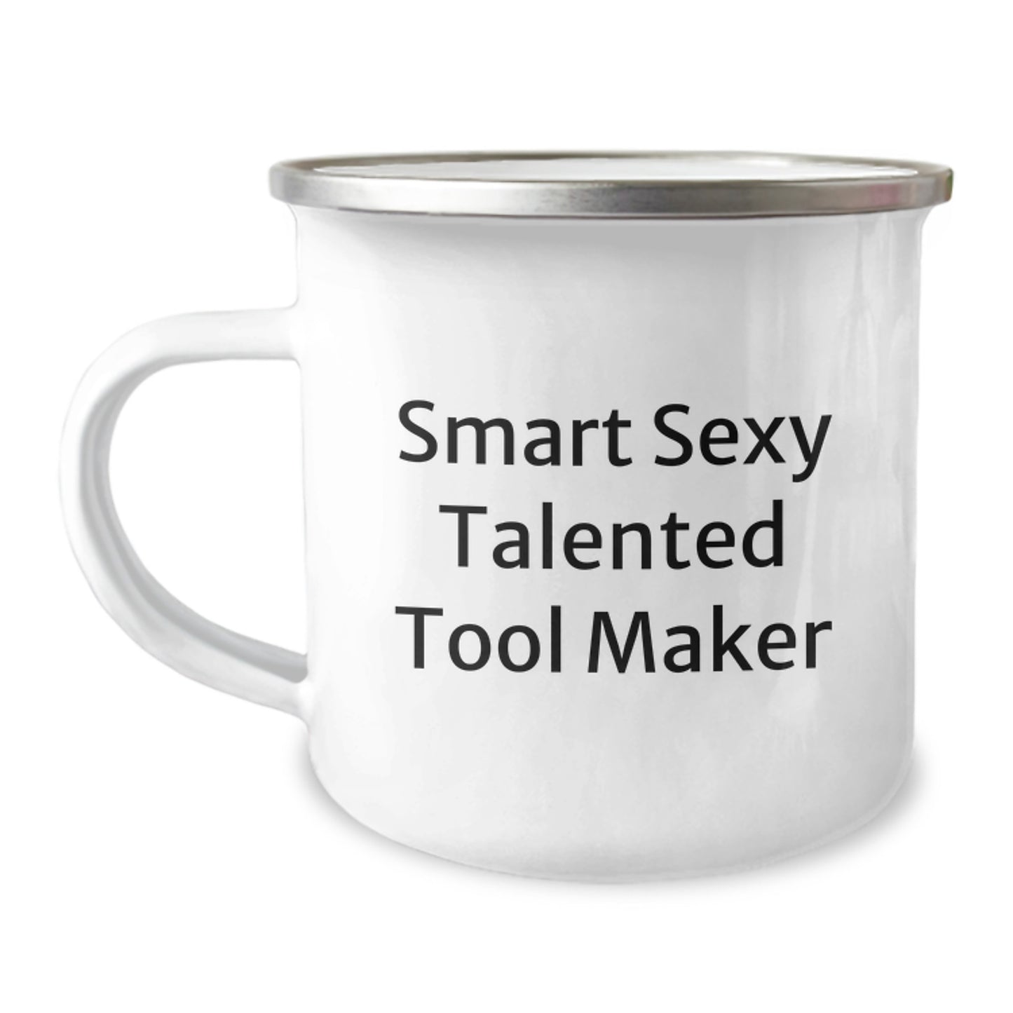 Funny Tool Maker Gifts for Men from Friends, Smart Sexy Talented Tool Maker Quote on Camping Mug, Graduation Unique Gifts - Image 1