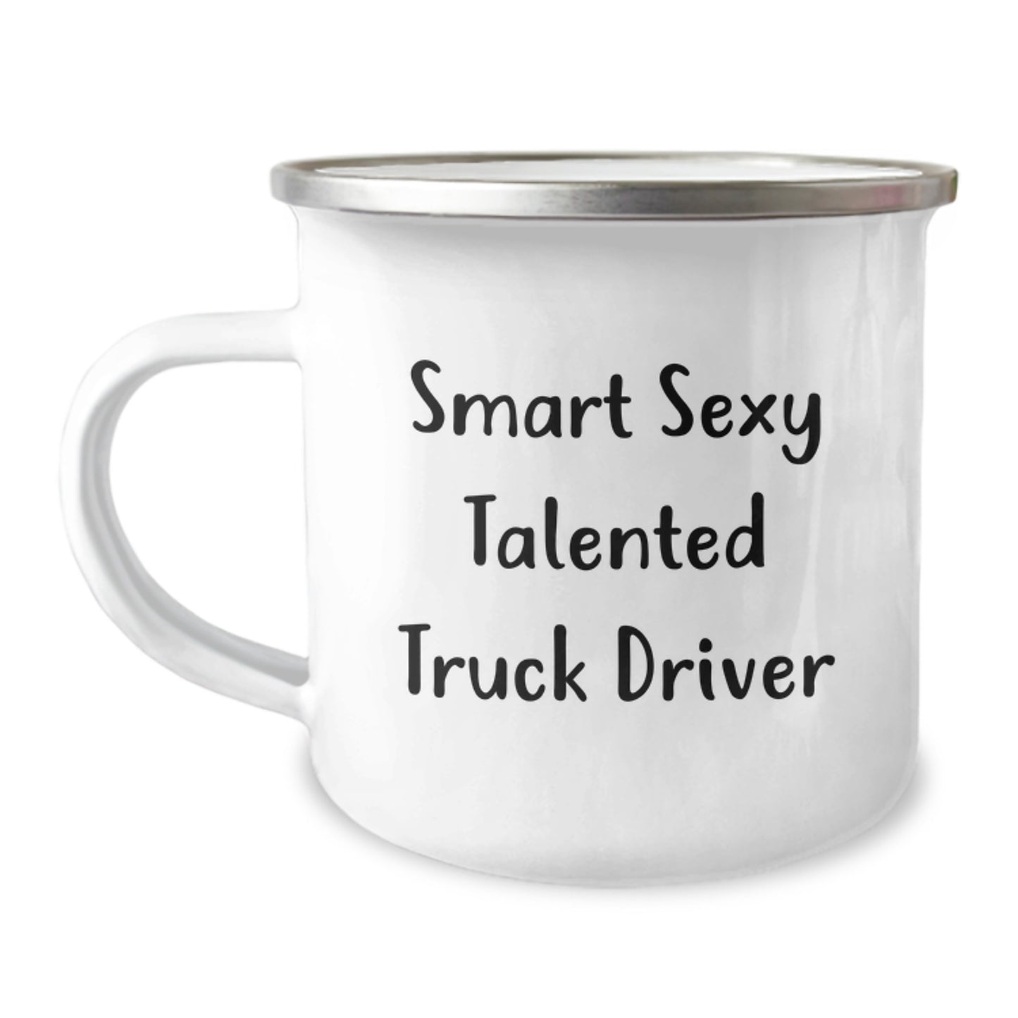 Funny Truck Driver Gifts for Men - Smart Sexy Talented Truck Driver Quote on Camping Mug, Gifts from Friends and Family for Graduation - Image 1