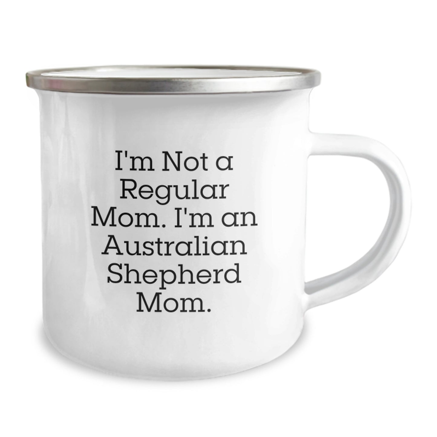 Australian Shepherd Dog Mom Funny Camping Mug Gifts from Family for Australian Shepherd Dog Graduation - Image 2