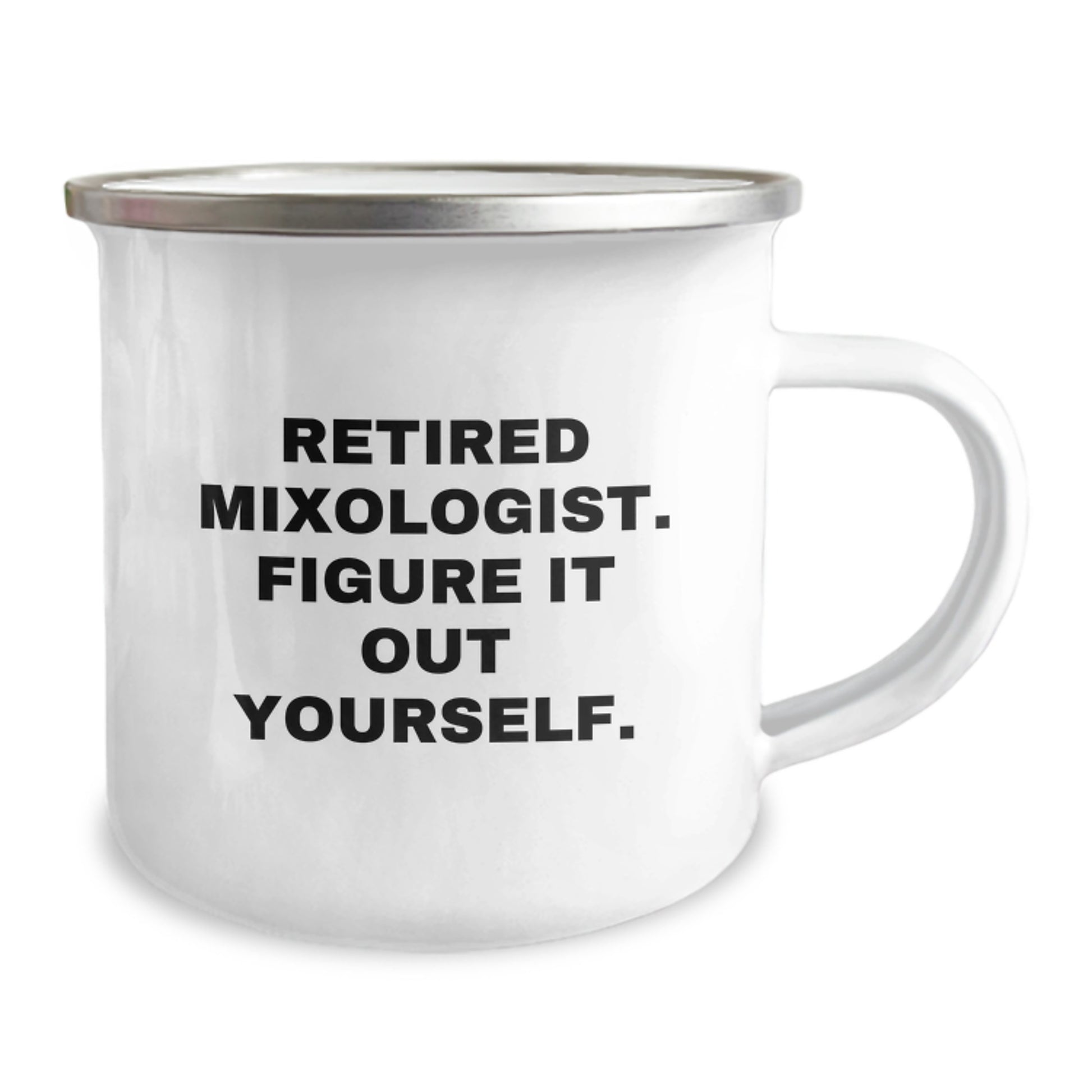 Mixologist Gifts from Men, Graduation Unique Gifts for Retired Mixologist, Camping Mug with Funny Quote - Image 2