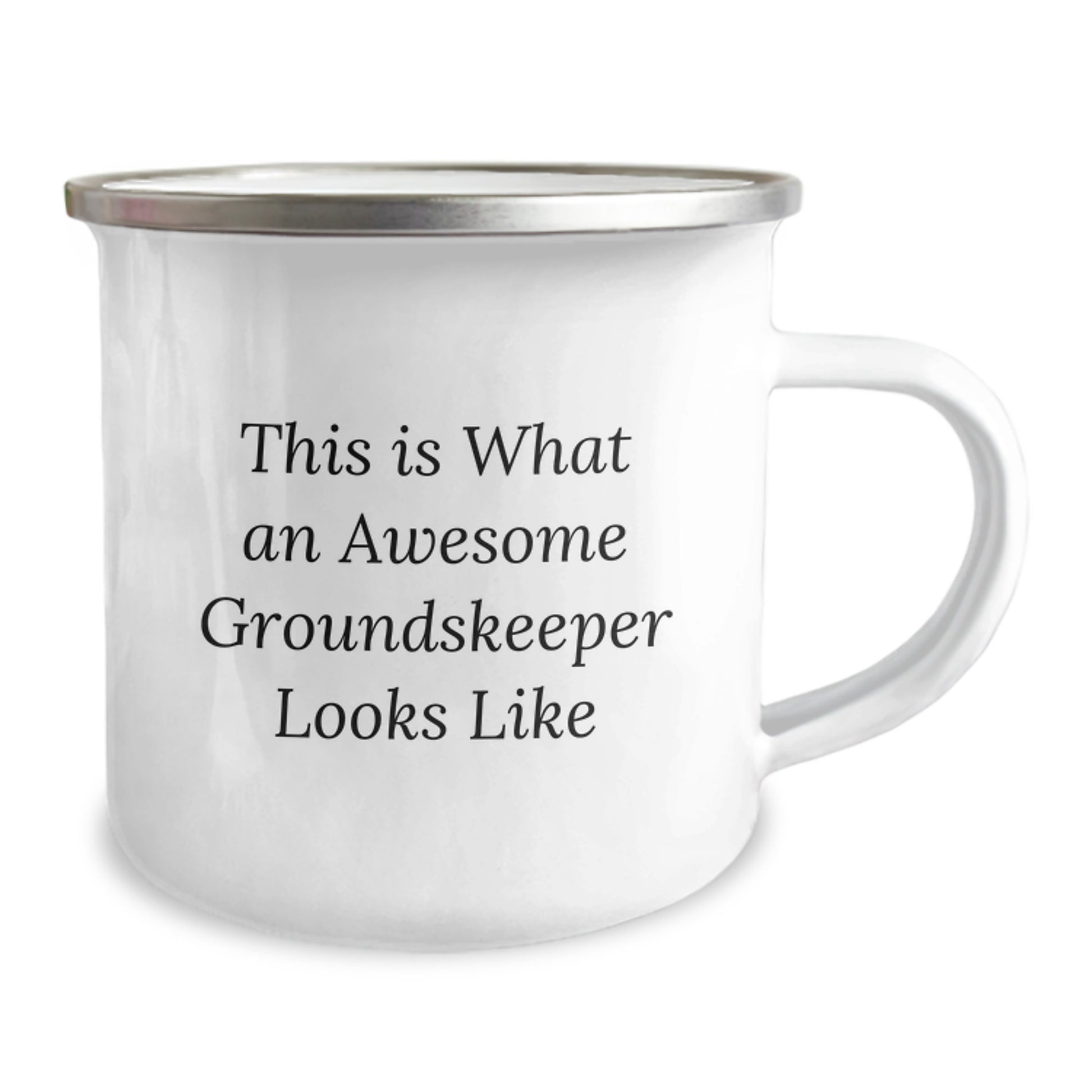 groundskeeper Gifts from Friends - Funny Camping Mug for Birthday - This Is What An Awesome groundskeeper Looks Like - Image 2