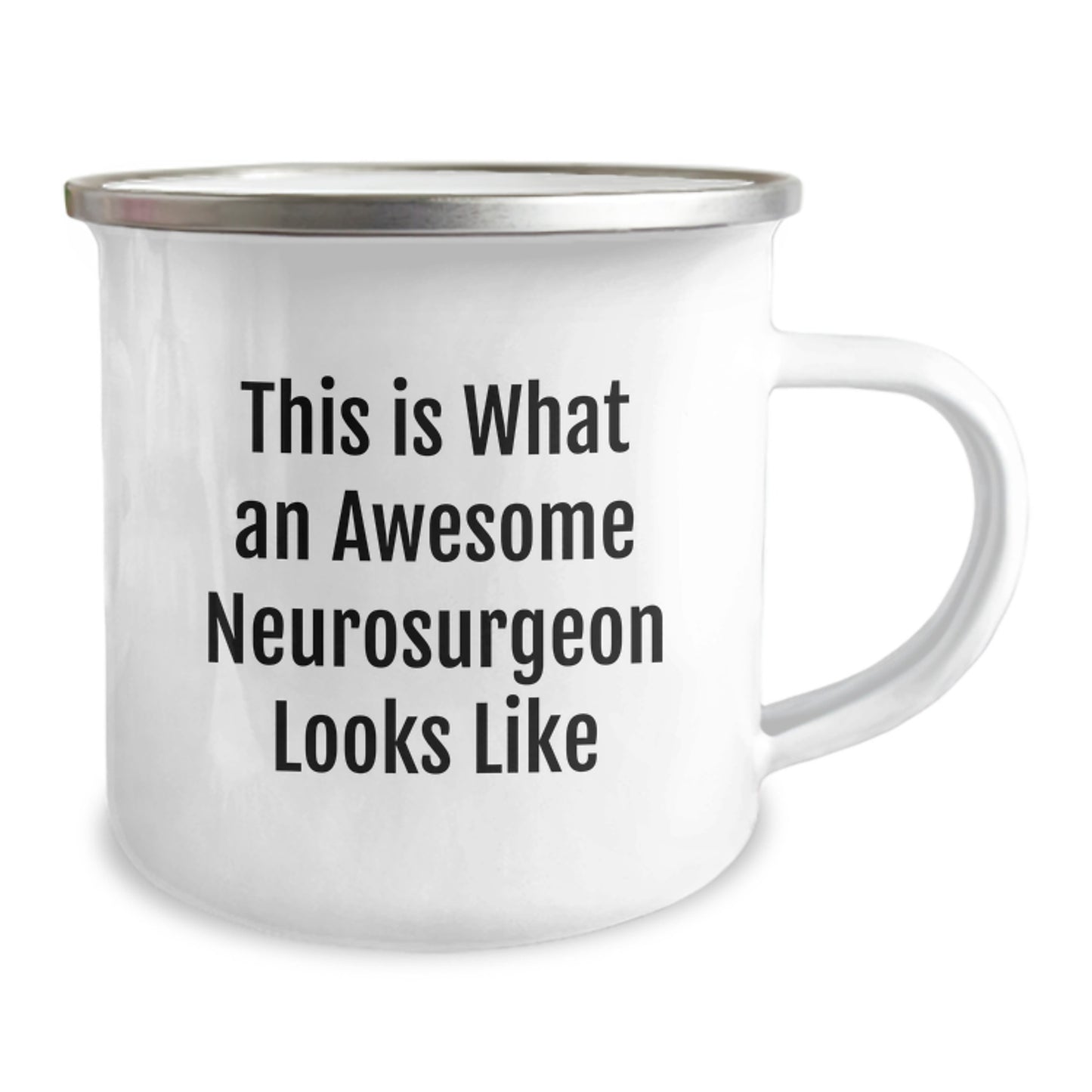 Funny Neurosurgeon Gifts from Men to Awesome Neurosurgeon on Birthday - Camping Mug with Quote This Is What An Awesome Neurosurgeon Looks Like, Funny Neurosurgeon Humor - Image 2