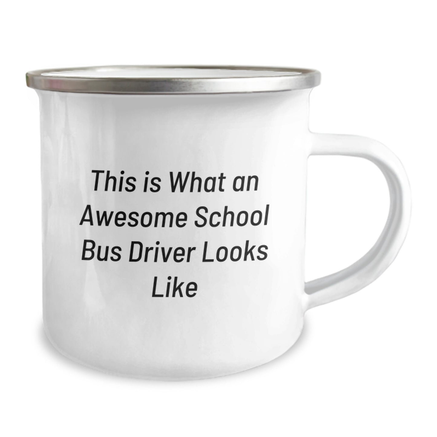 Funny School Bus Driver Gifts from Friends and Family - This Is What An Awesome School Bus Driver Looks Like - Birthday Unique Presents for School Bus Driver Men and Women Camping Mug - Image 2