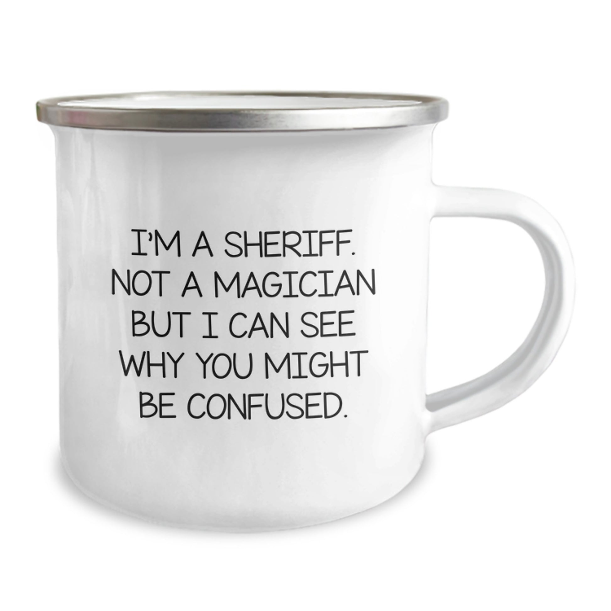Sheriff Gifts for Men - Funny Camping Mug, 'I'm A Sheriff. Not A Magician' - Unique Graduation Gifts from Friends, Family, Coworkers - Image 2