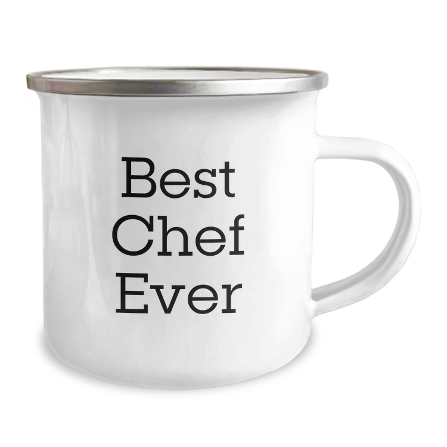Funny Chef Gifts from Friends for Best Chef Ever 12 oz Camping Mug, Perfect for Birthday Celebrations - Image 2
