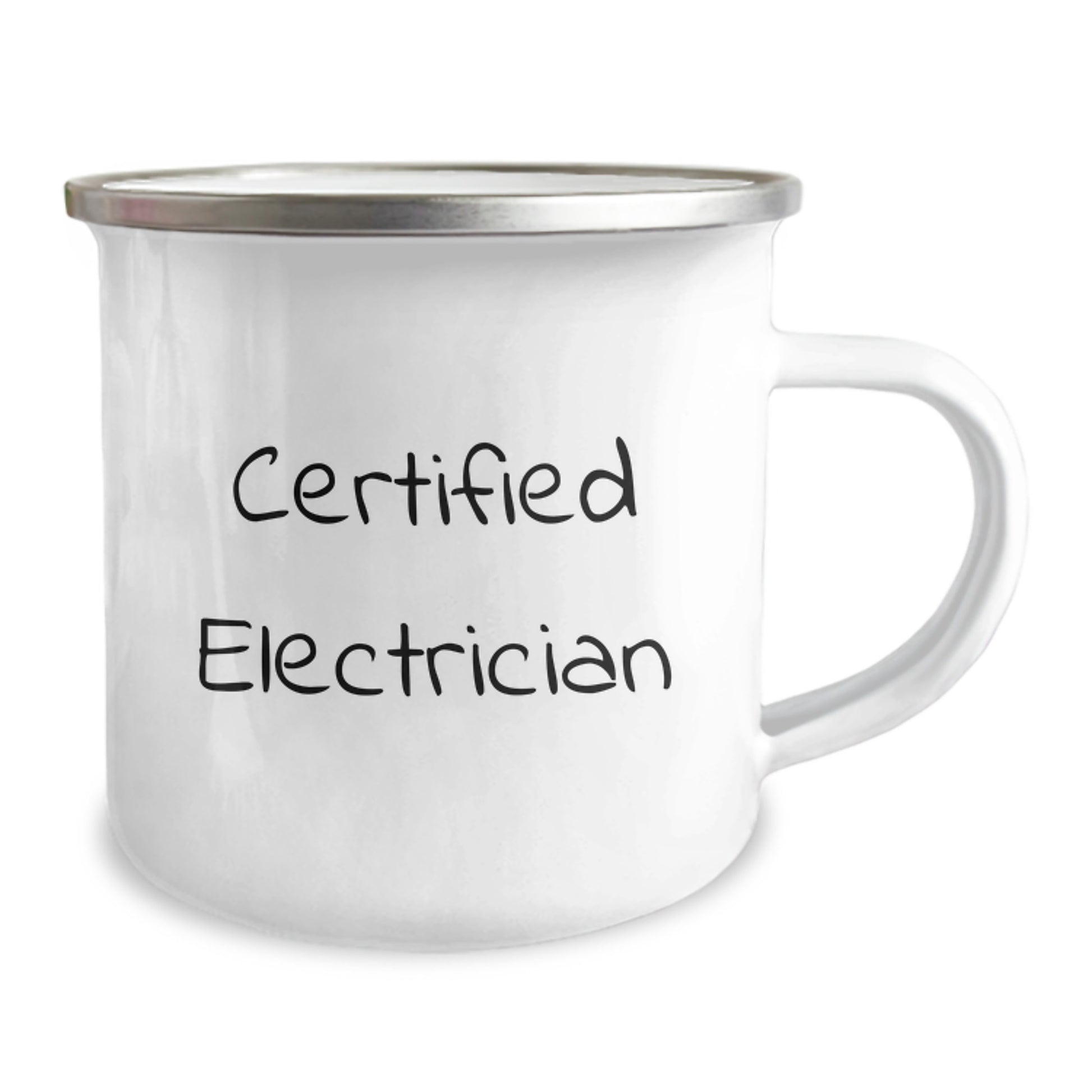 Funny Electrician Gifts from Friends to Electricians on Graduation Unique Gifts, Electrician Camping Mug, 'A Shocking Good Time' Quote - Image 2