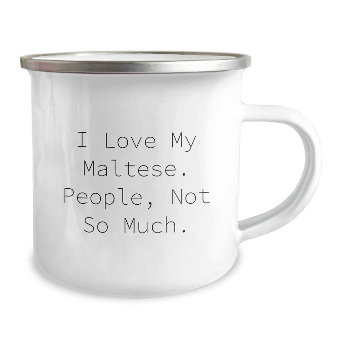 Funny Maltese Dog Gifts from Friends and Family for Maltese Dog Lovers, Camping Mug for Graduation Unique Gifts - Image 2